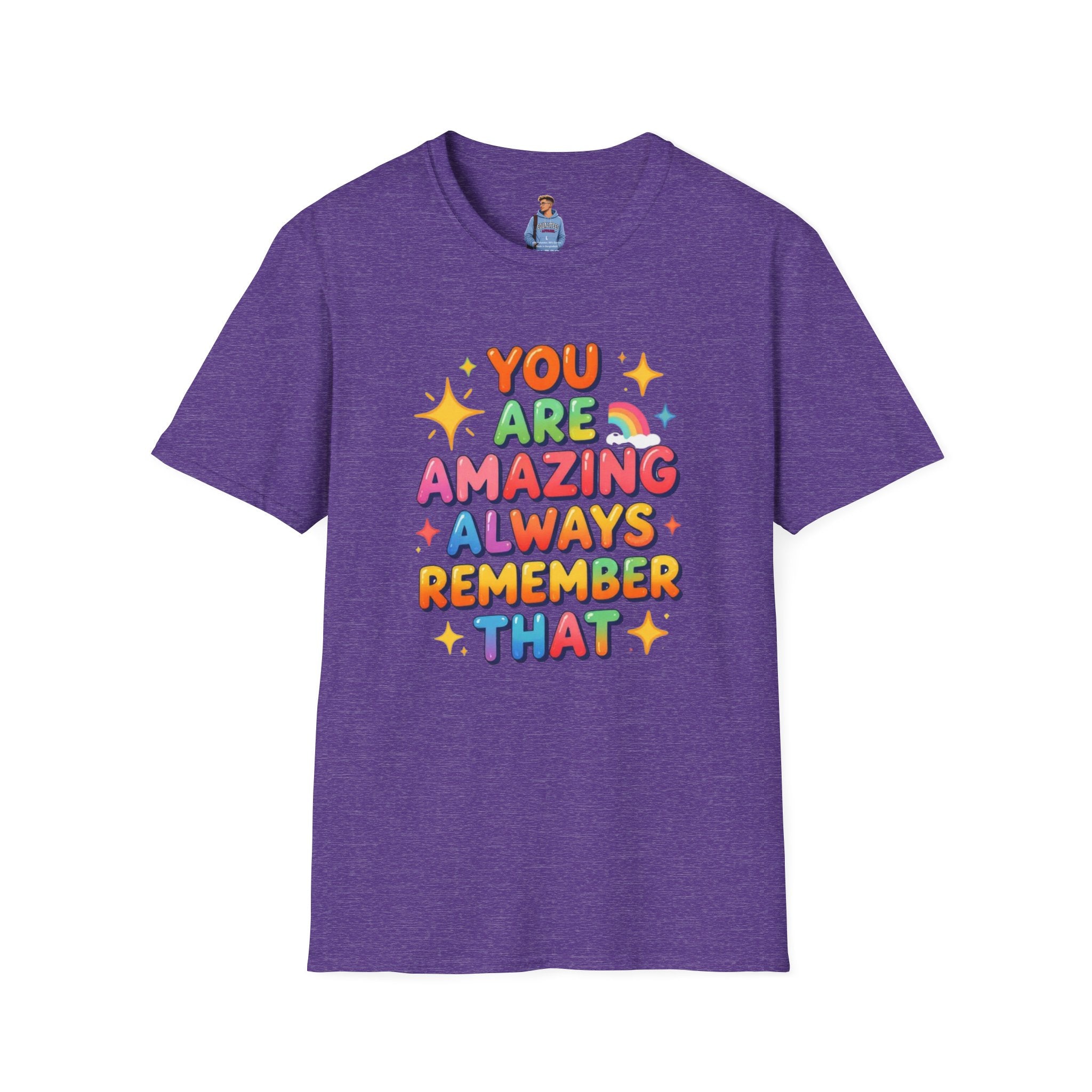 You Are Amazing T-Shirt — Colorful Inspirational Graphic Tee