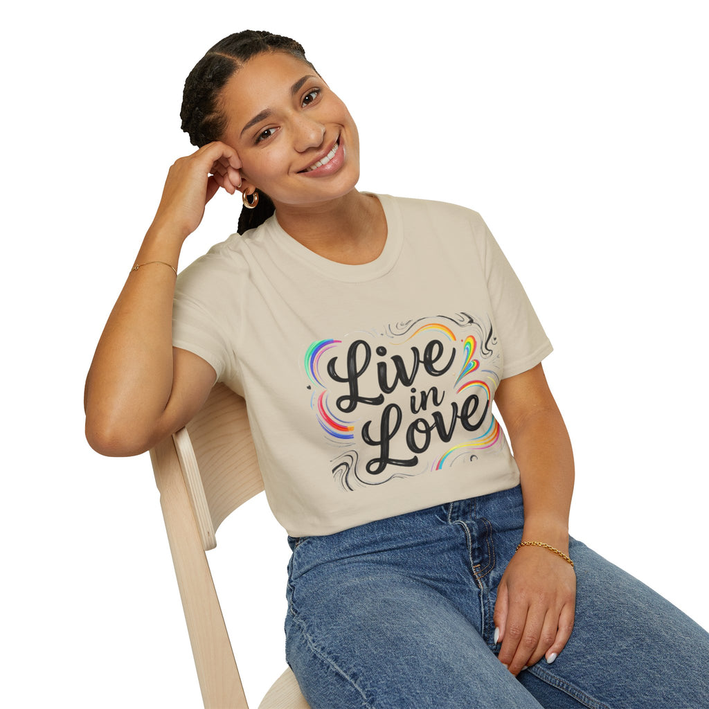 Live in Love Inspirational T-Shirt