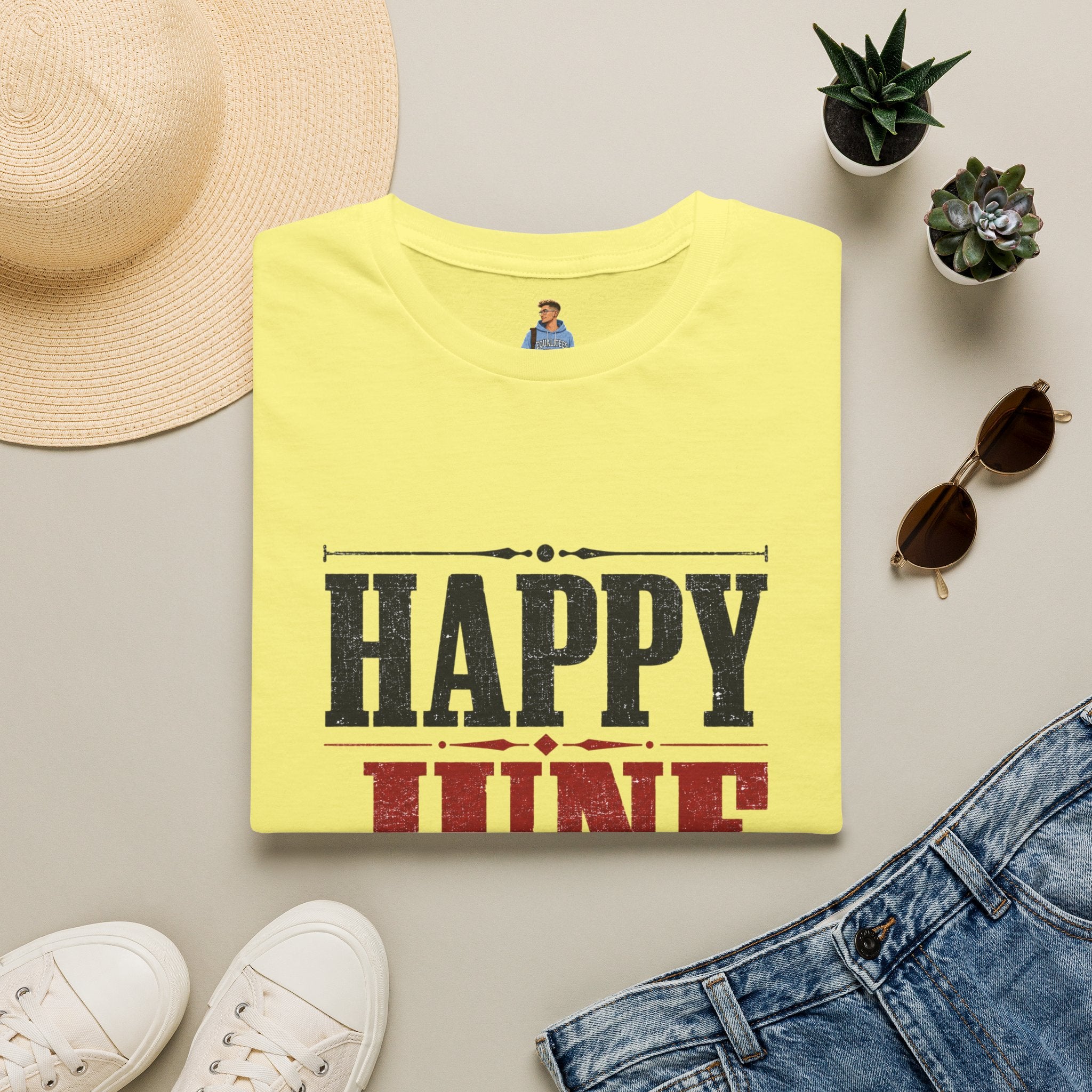 Juneteenth T-Shirt — "Happy Juneteenth" Celebration Tee