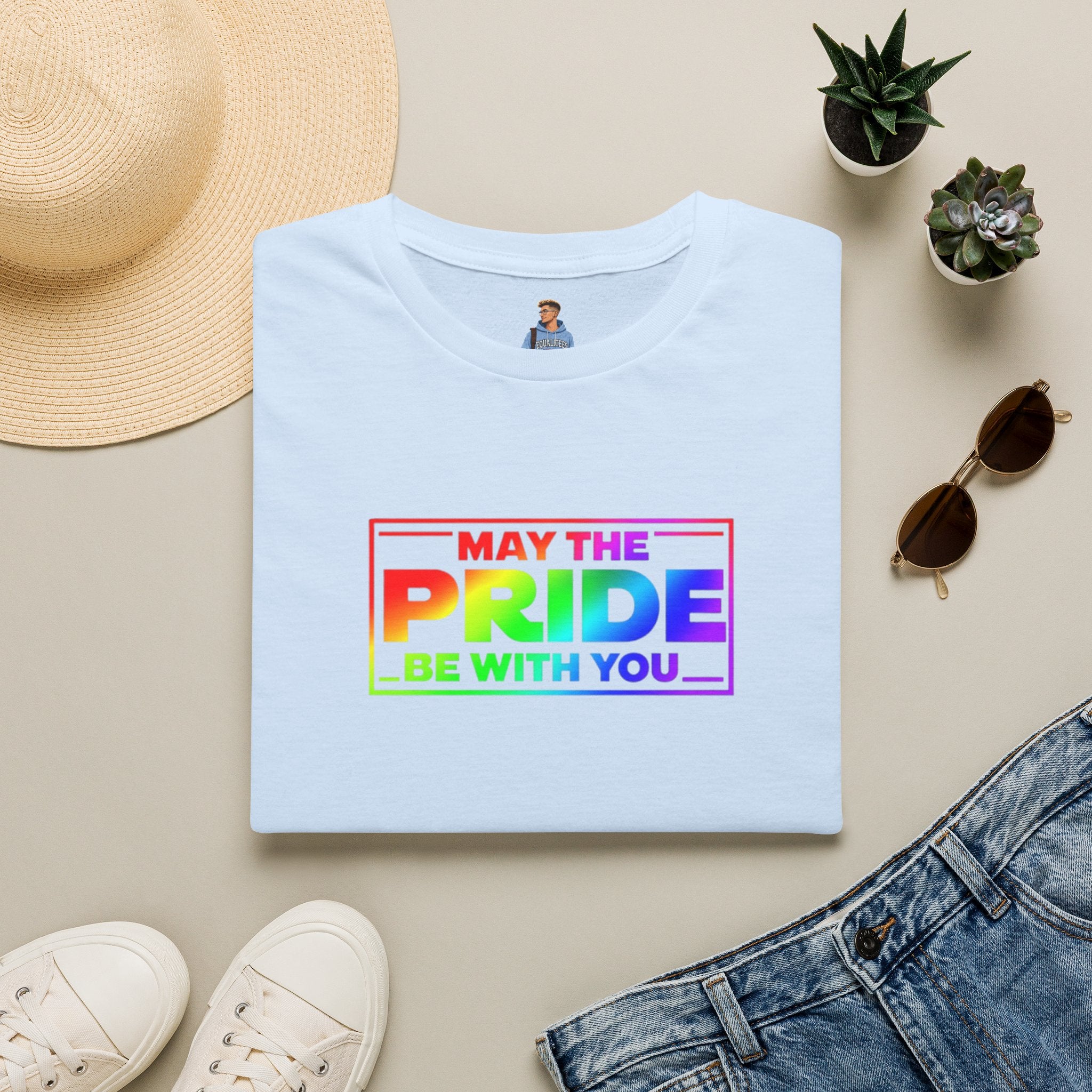 Camiseta gráfica del Orgullo - Que el Orgullo te acompañe - Unisex