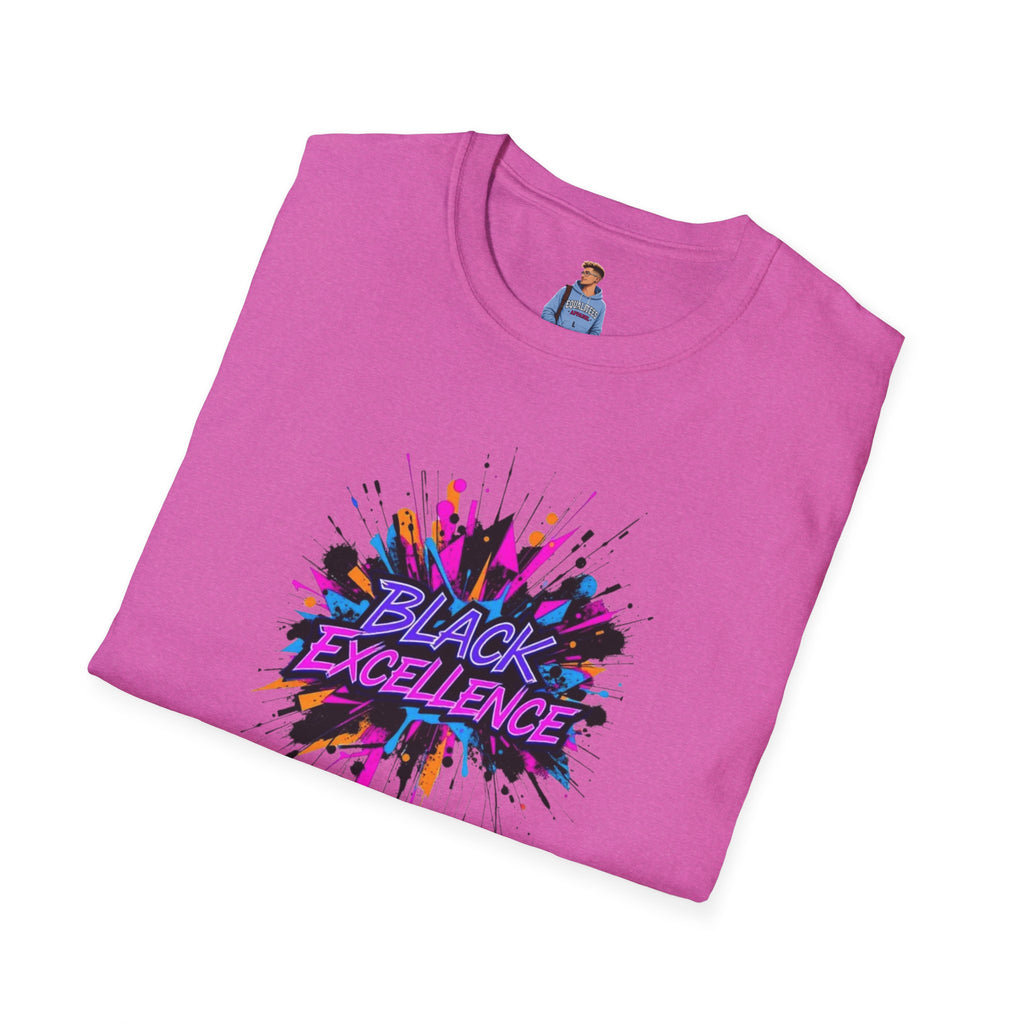 Unisex Softstyle T-Shirt - Black Excellence Graphic Tee