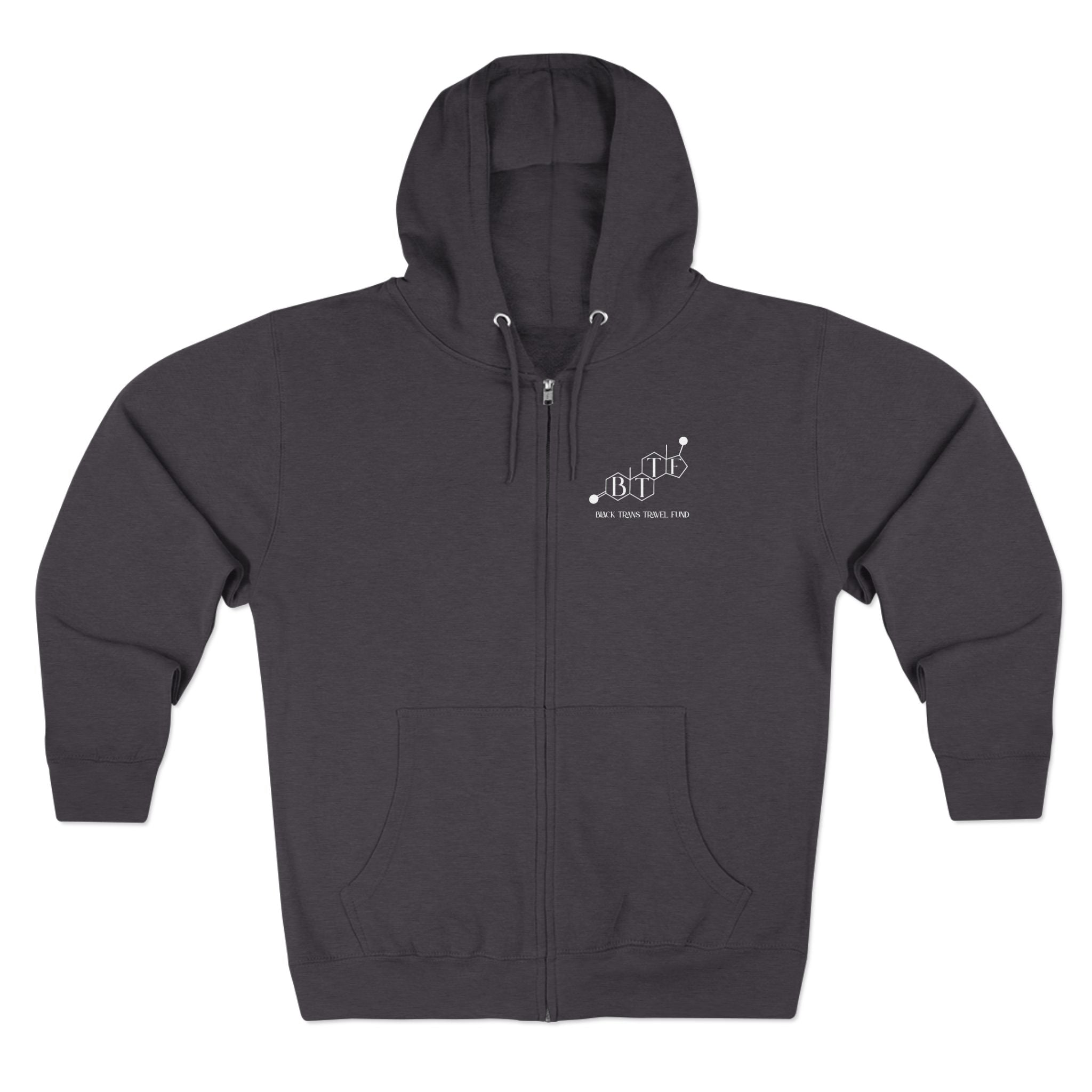 BTTF - Black Trans Travel Fund Unisex Zip-Up Hoodie