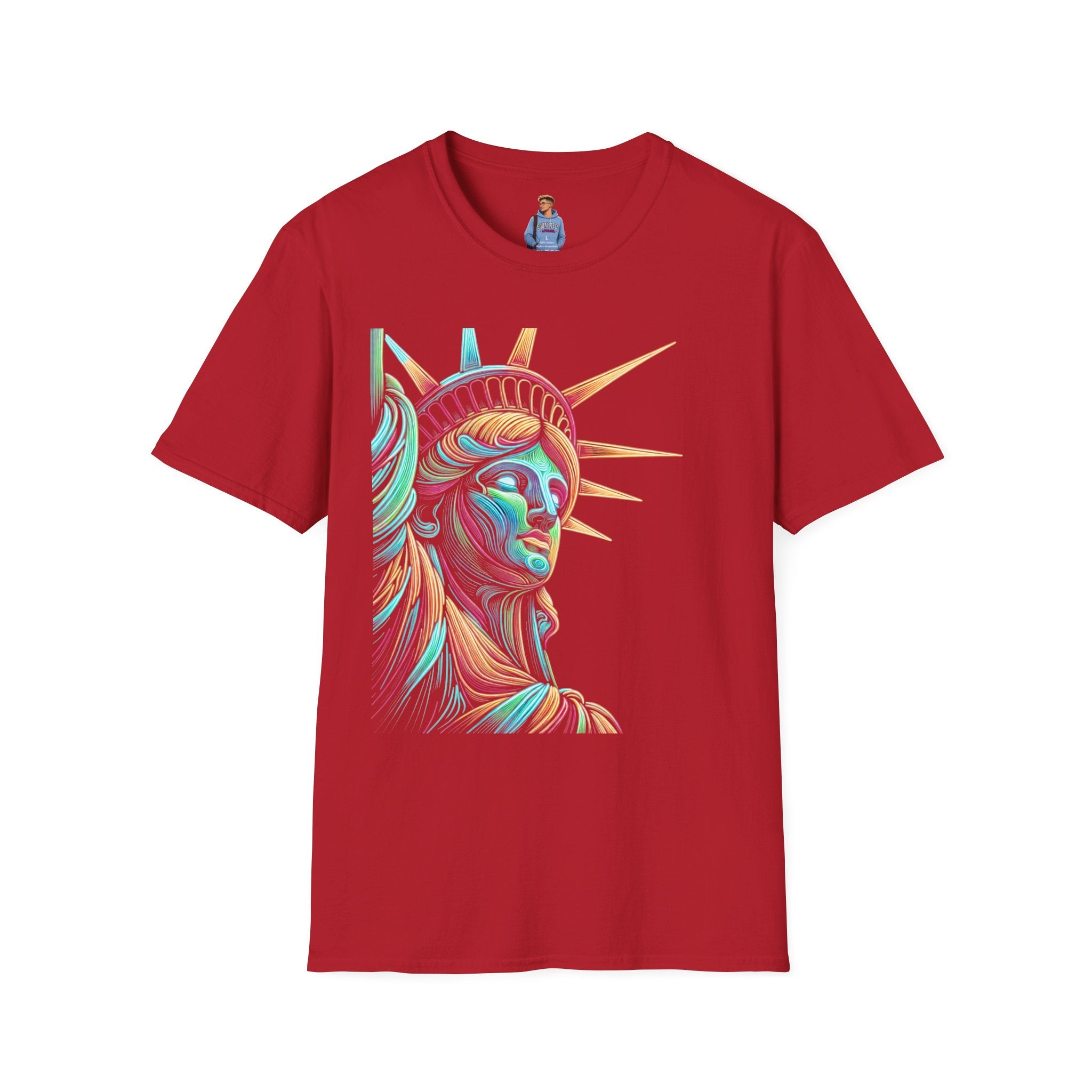 Lady Liberty - Softstyle Unisex T-Shirt
