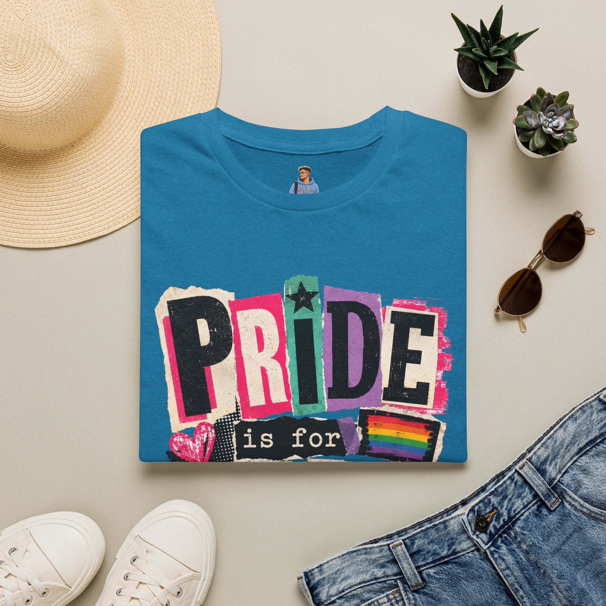 Pride Is for Everyone T-Shirt — Colorful LGBTQ+ Ally Tee