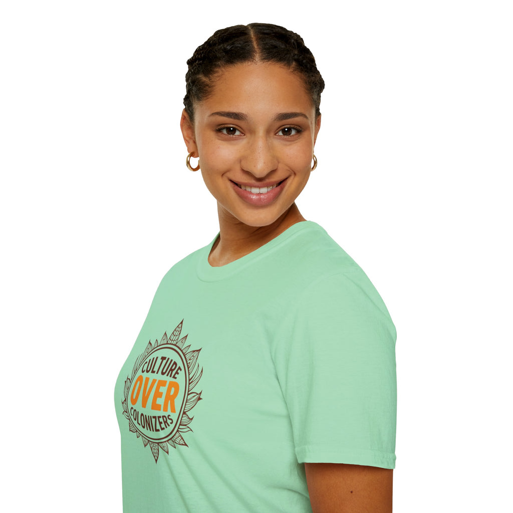 Culture Over Colonizers Unisex Softstyle T-Shirt