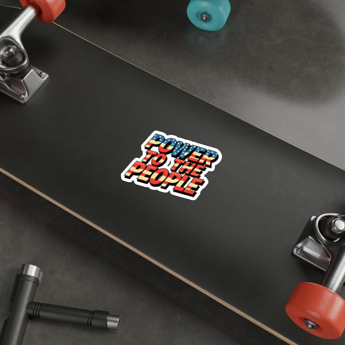 Die-Cut Stickers -  Power to the People - EqualiTees.Me