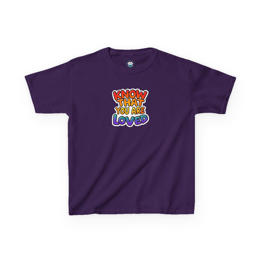 Know That You Are Loved Heavy Cotton™ Tee - Peace Tee for Children - EqualiTees.Me