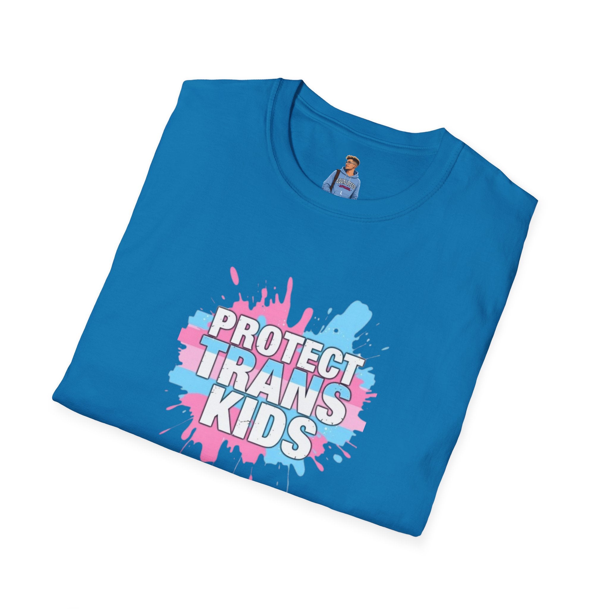 Camiseta unisex infantil "Protect Trans" - Ropa de apoyo LGBTQ+
