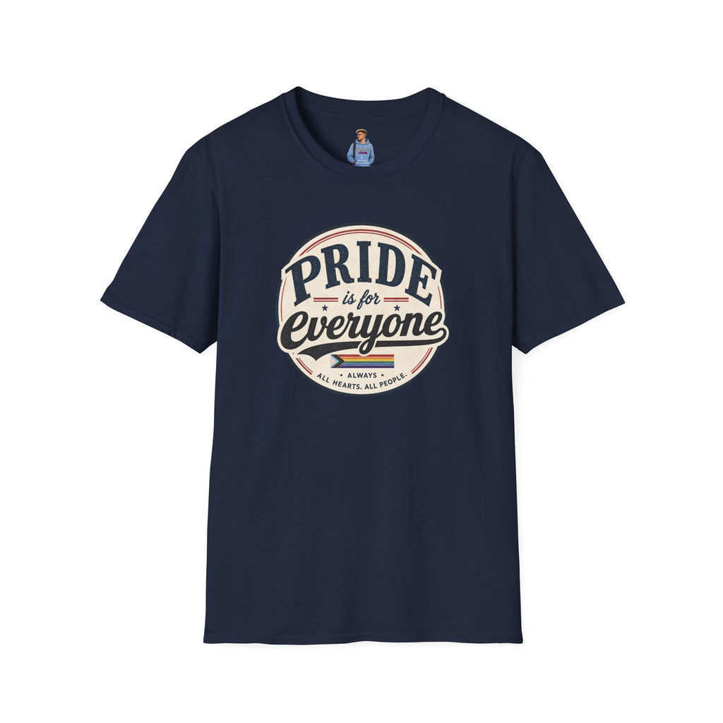 Pride Is for Everyone T-Shirt — Inclusive Retro Pride Tee