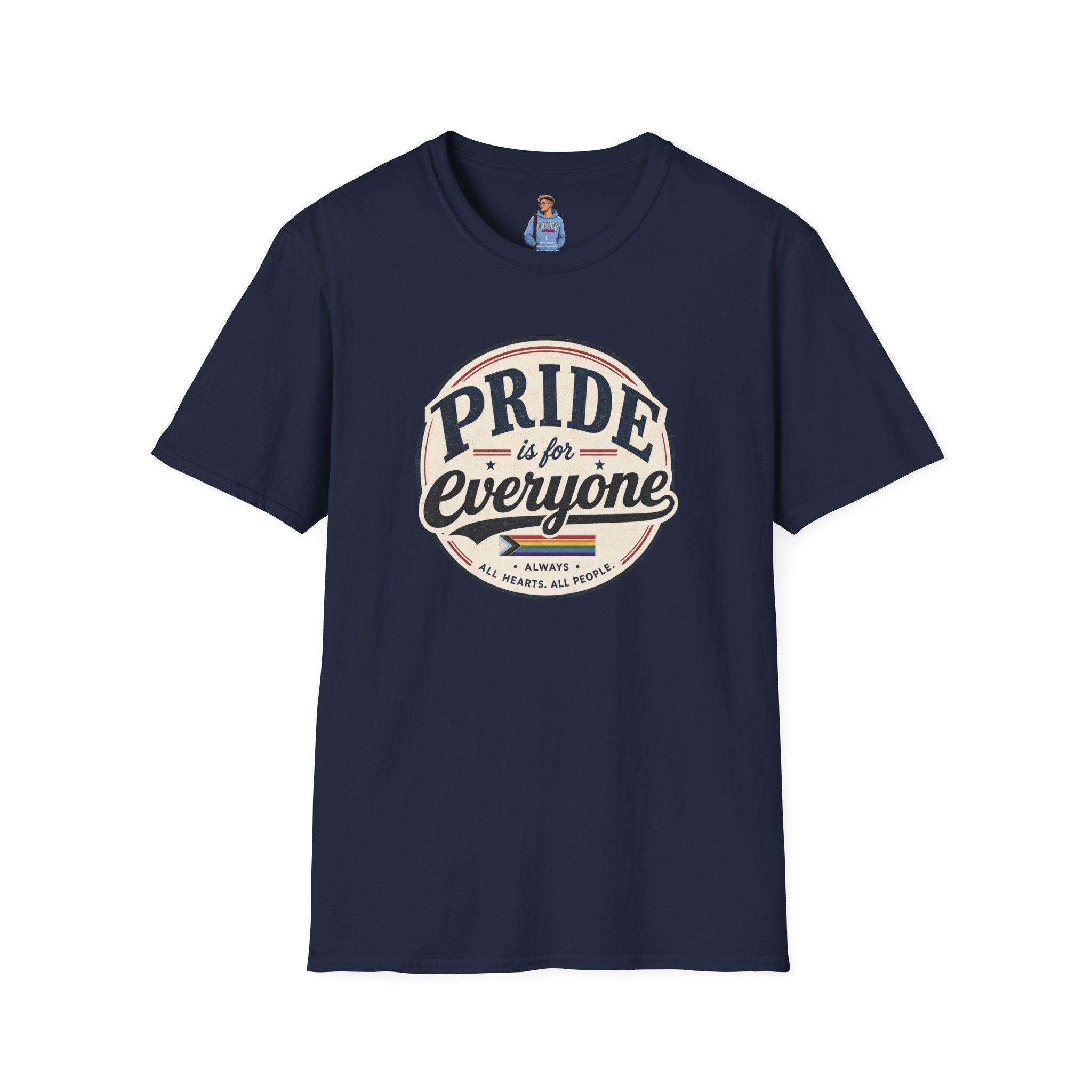 Pride Is for Everyone T-Shirt — Inclusive Retro Pride Tee