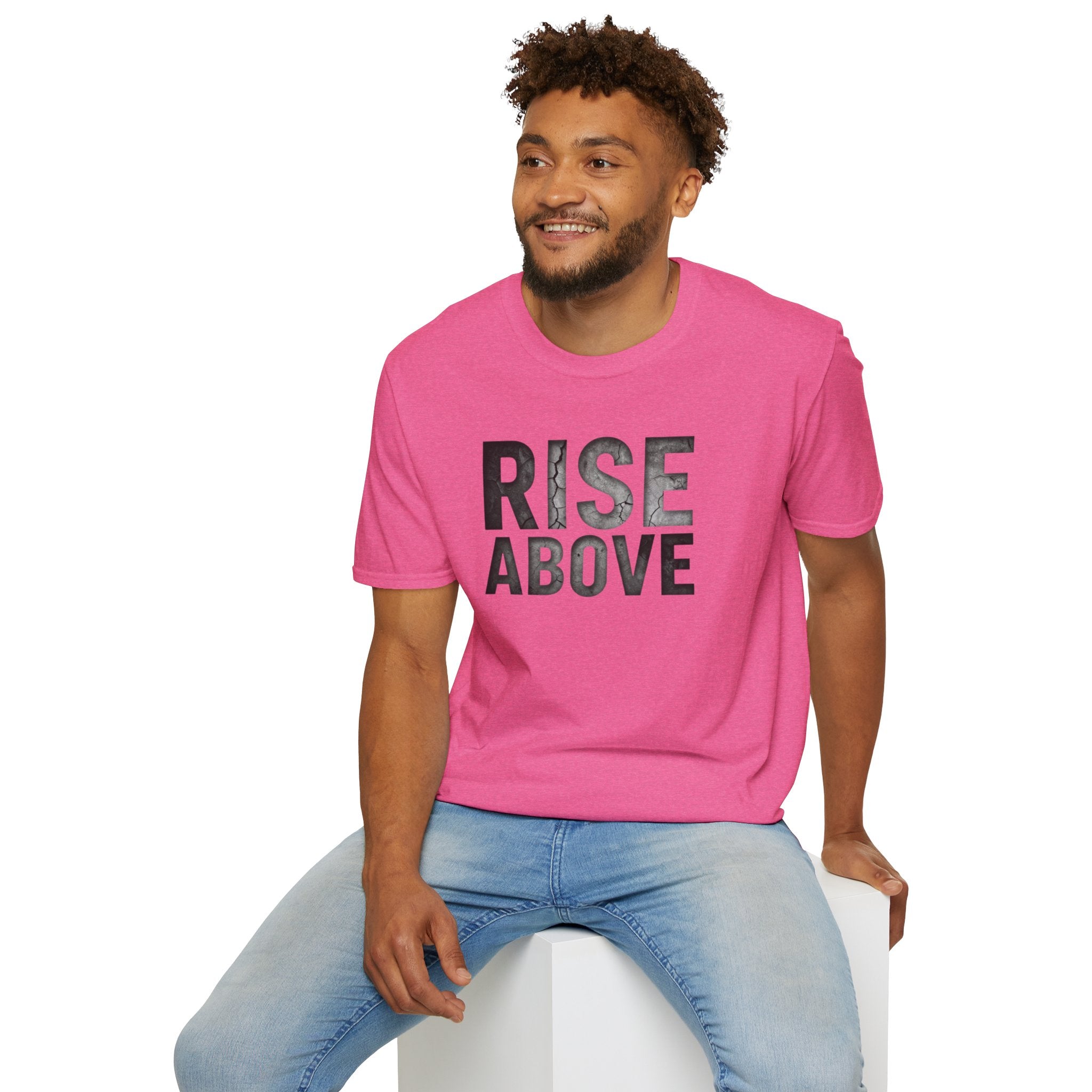 Rise Above Motivational Graphic T-Shirt