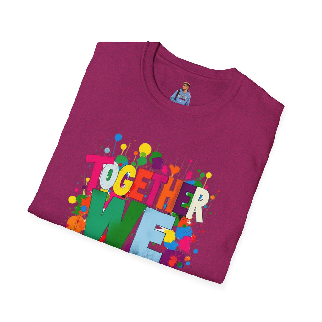 Juntos nos levantamos Camiseta unisex de estilo suave