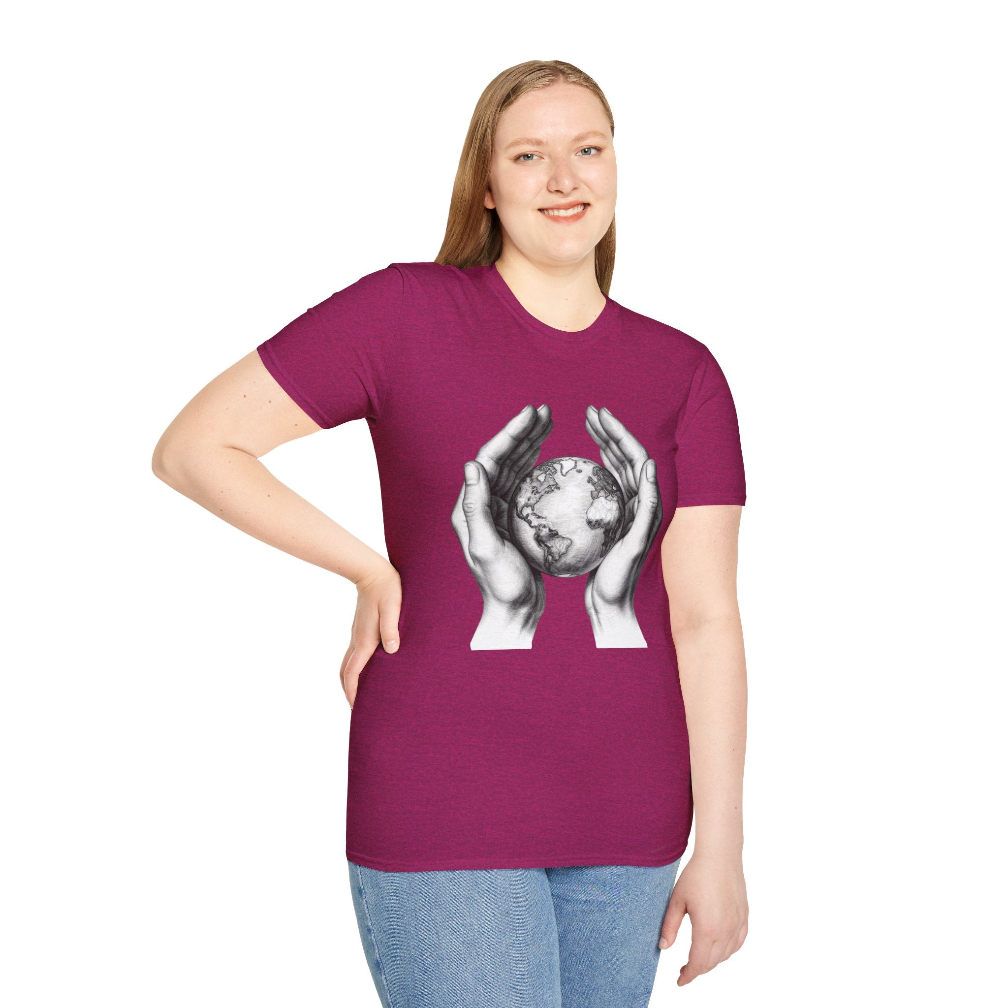 Earth in Your Hands T-Shirt — Protect the Planet Graphic Tee