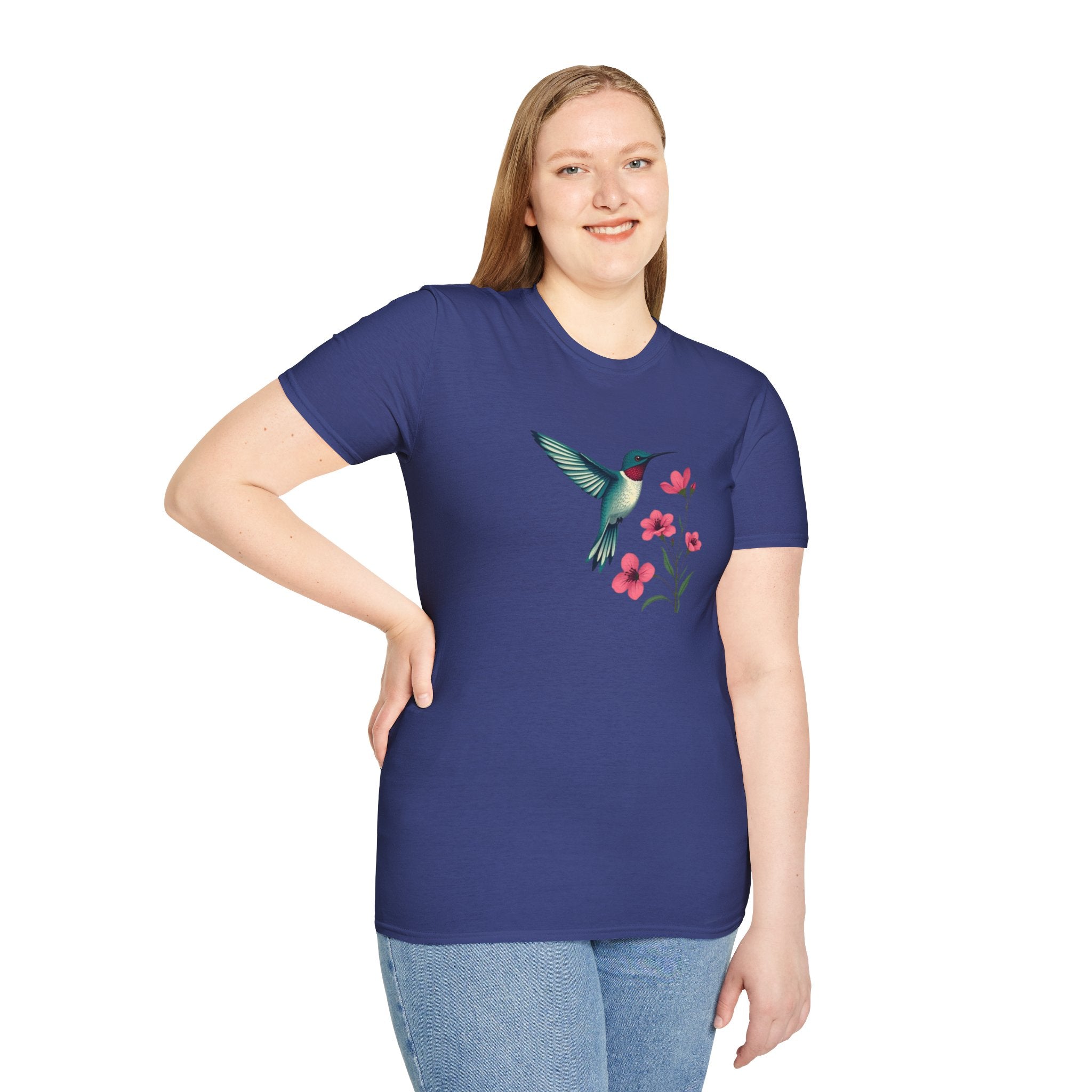 Floral Hummingbird T-Shirt
