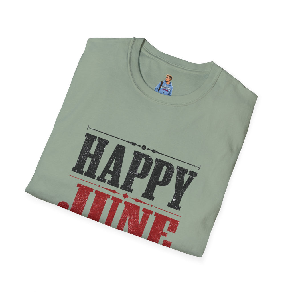Juneteenth T-Shirt — "Happy Juneteenth" Celebration Tee