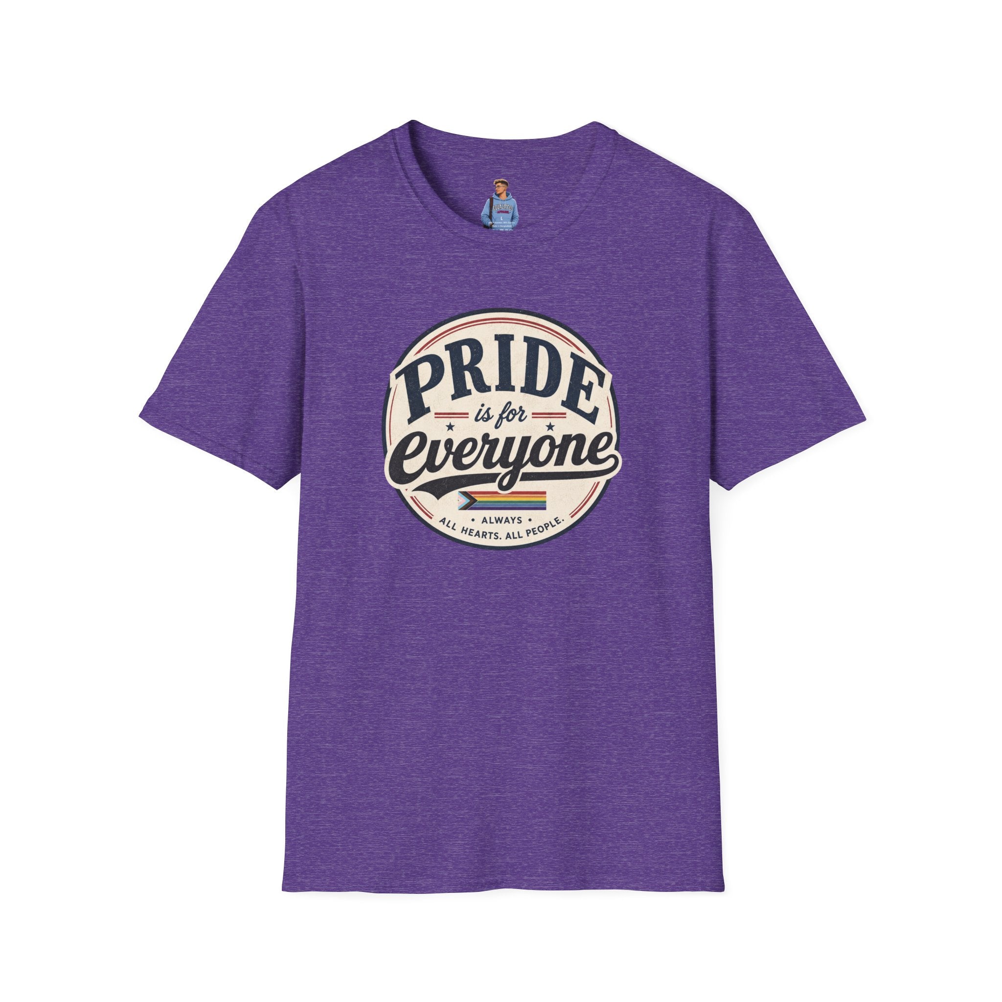 Pride Is for Everyone T-Shirt — Inclusive Retro Pride Tee
