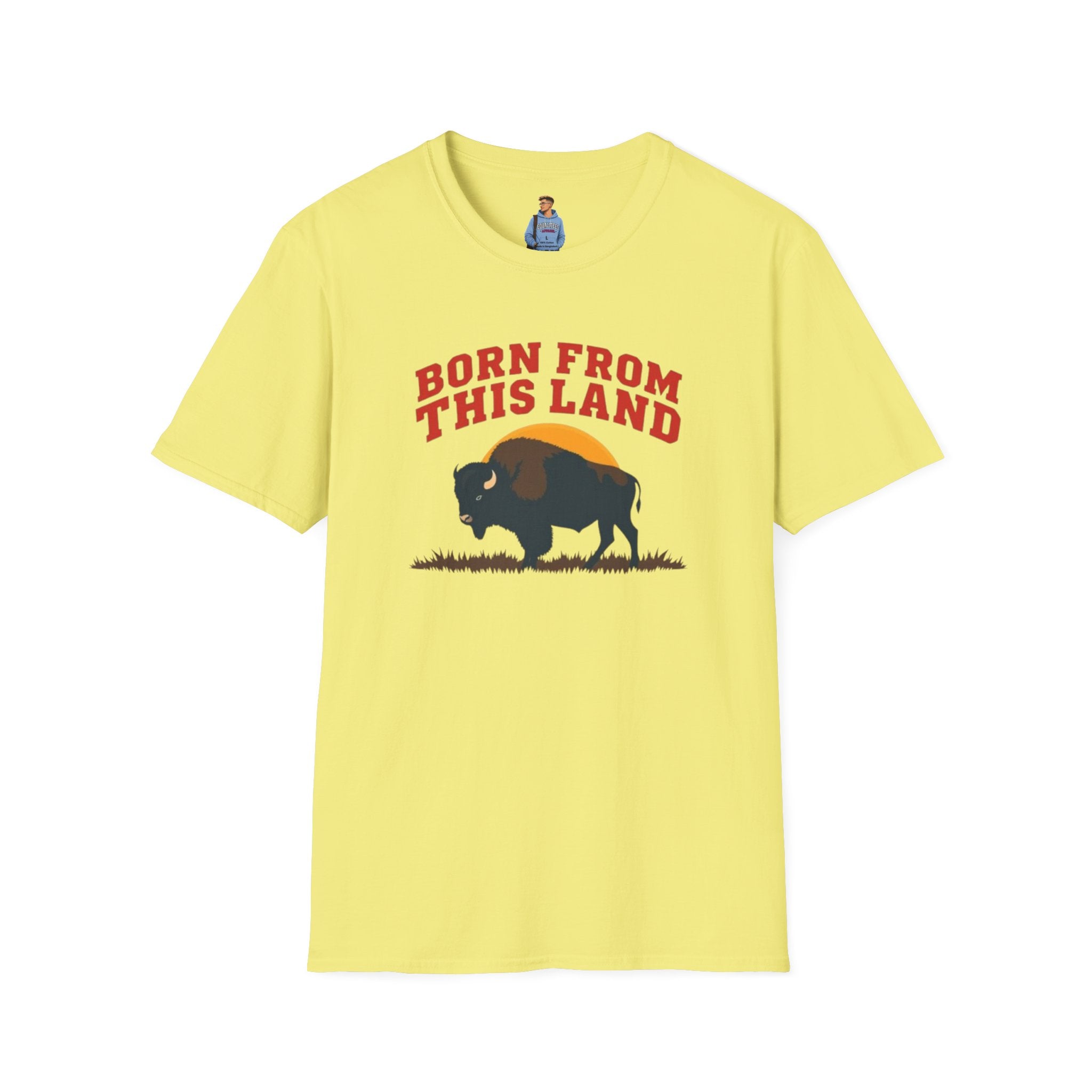 Born From this Land Native and Proud T-Shirt