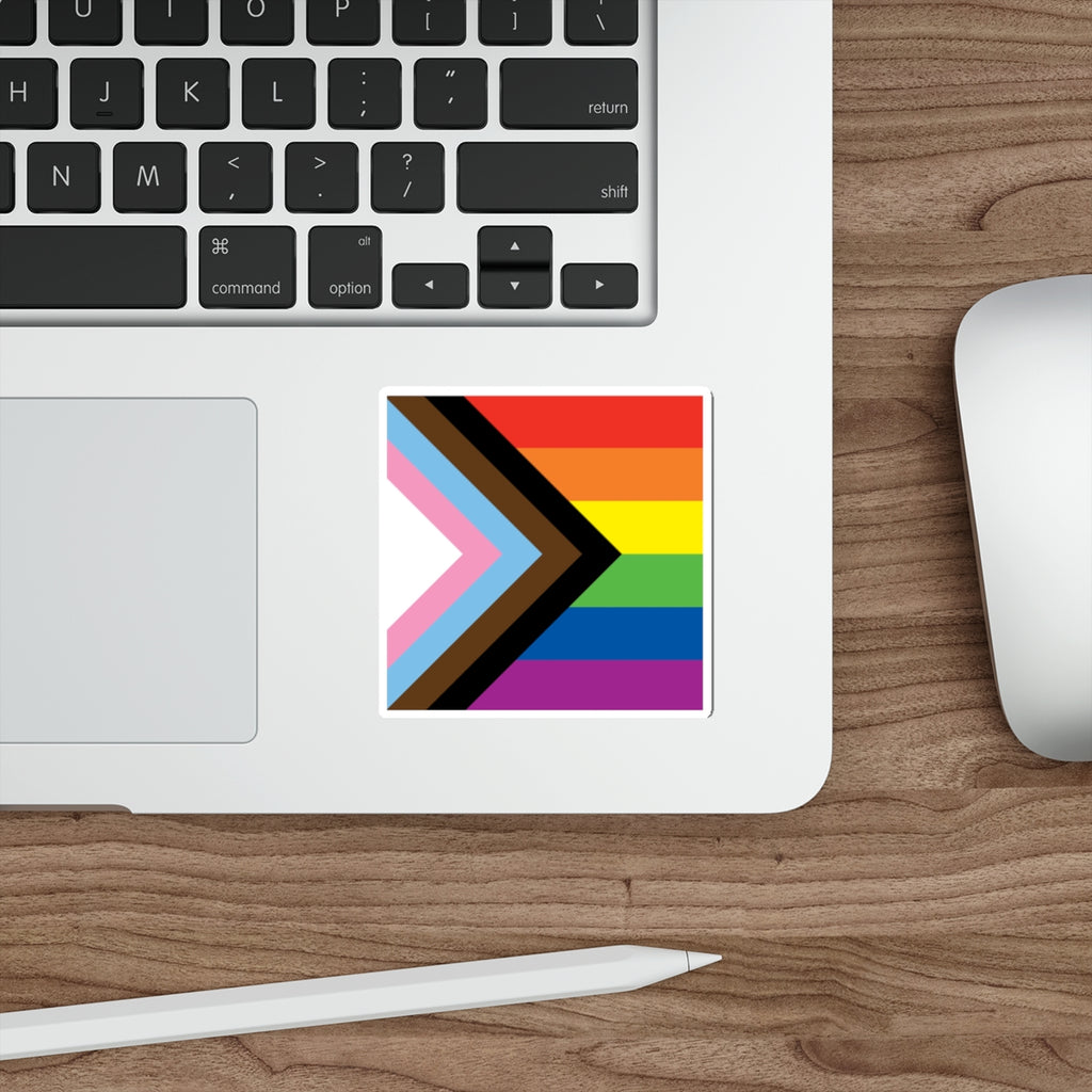 Die-Cut Stickers - Updated Pride Flag - EqualiTees.Me