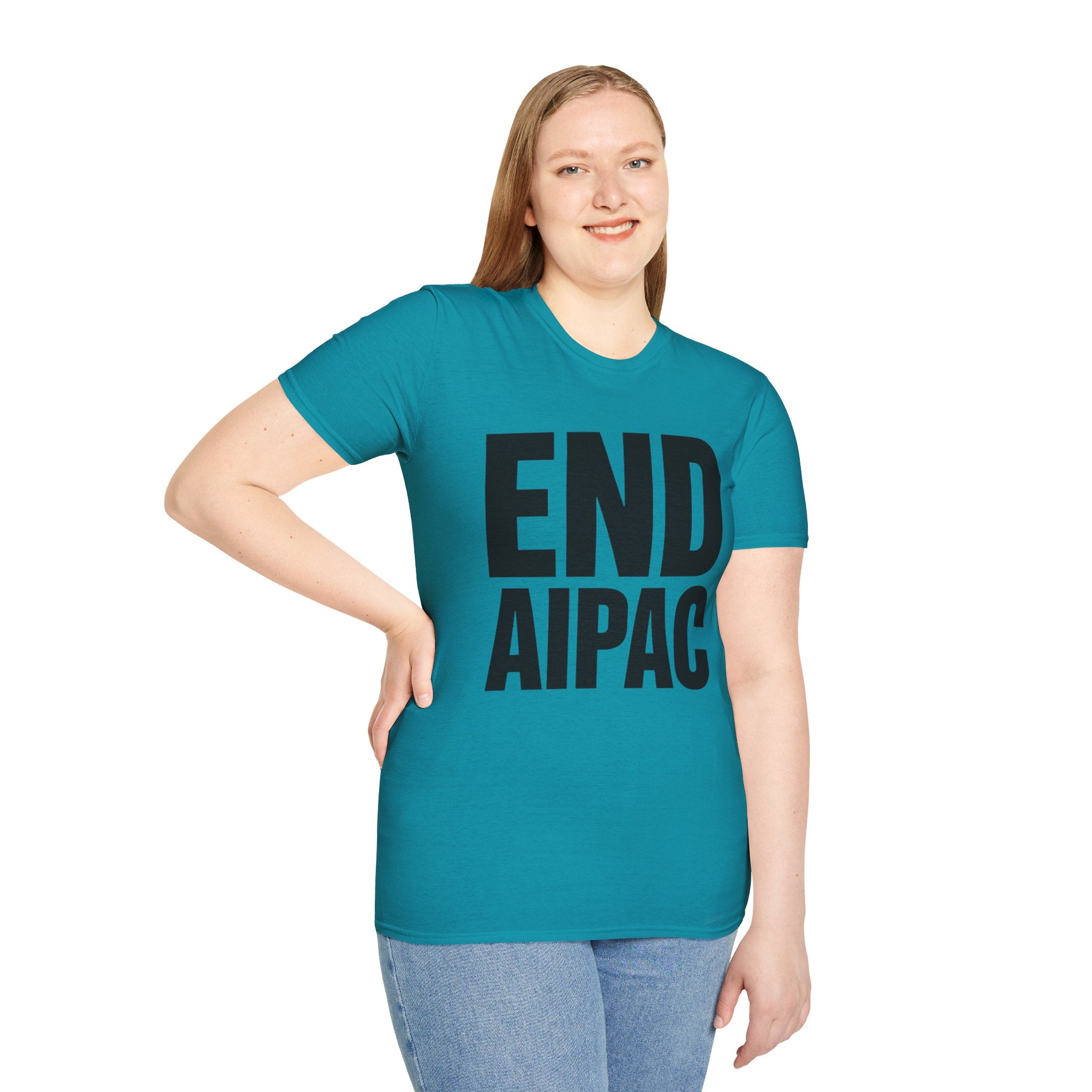 END AIPAC Bold Protest T-Shirt