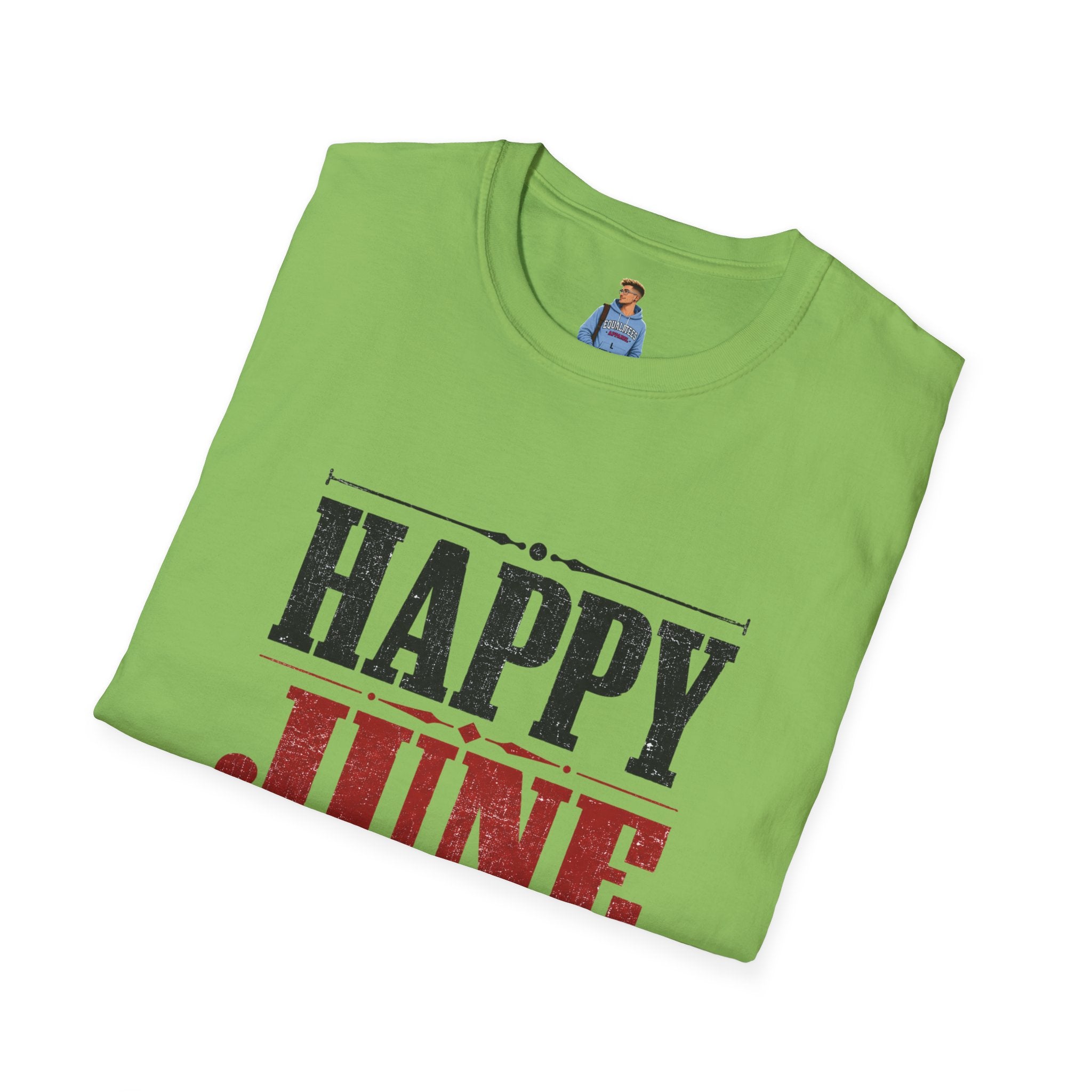 Juneteenth T-Shirt — "Happy Juneteenth" Celebration Tee