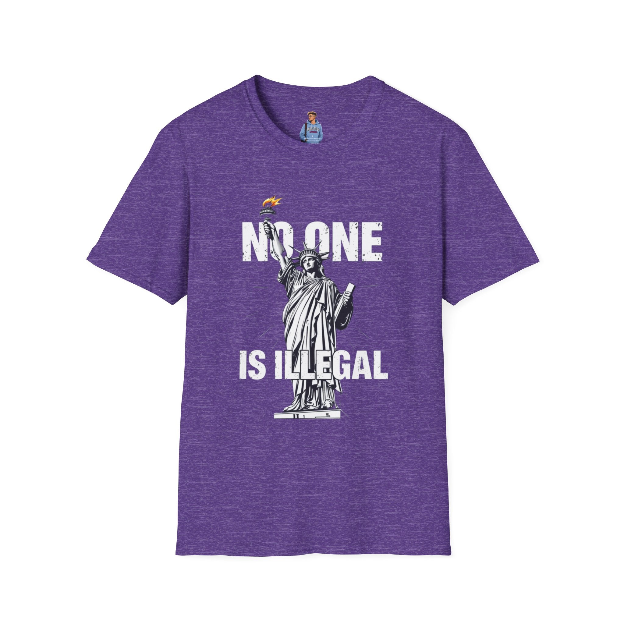 No One Is Illegal Graphic T-shirt