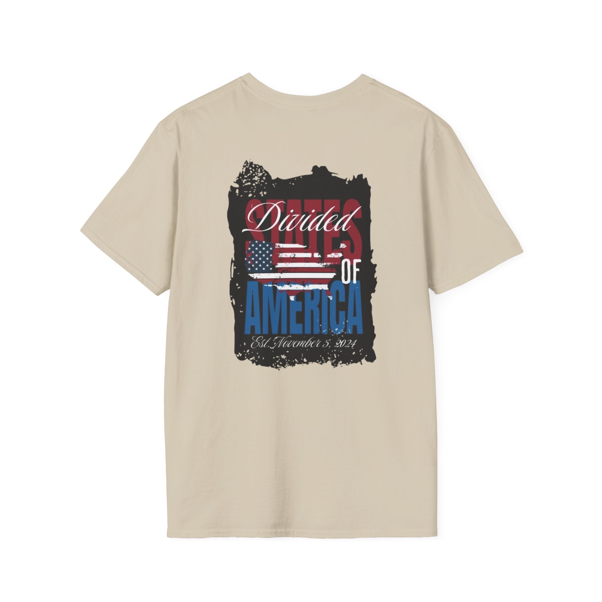 Divided States of America Graphic Tee Softstyle Unisex T-Shirt