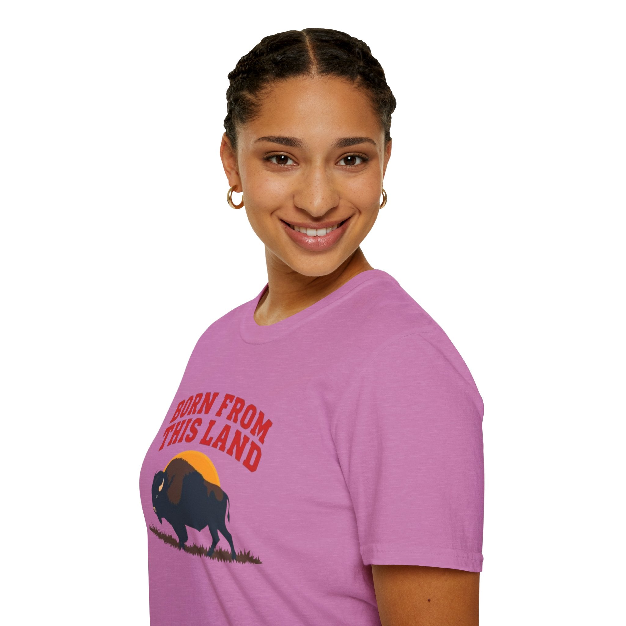 Born From this Land Native and Proud T-Shirt