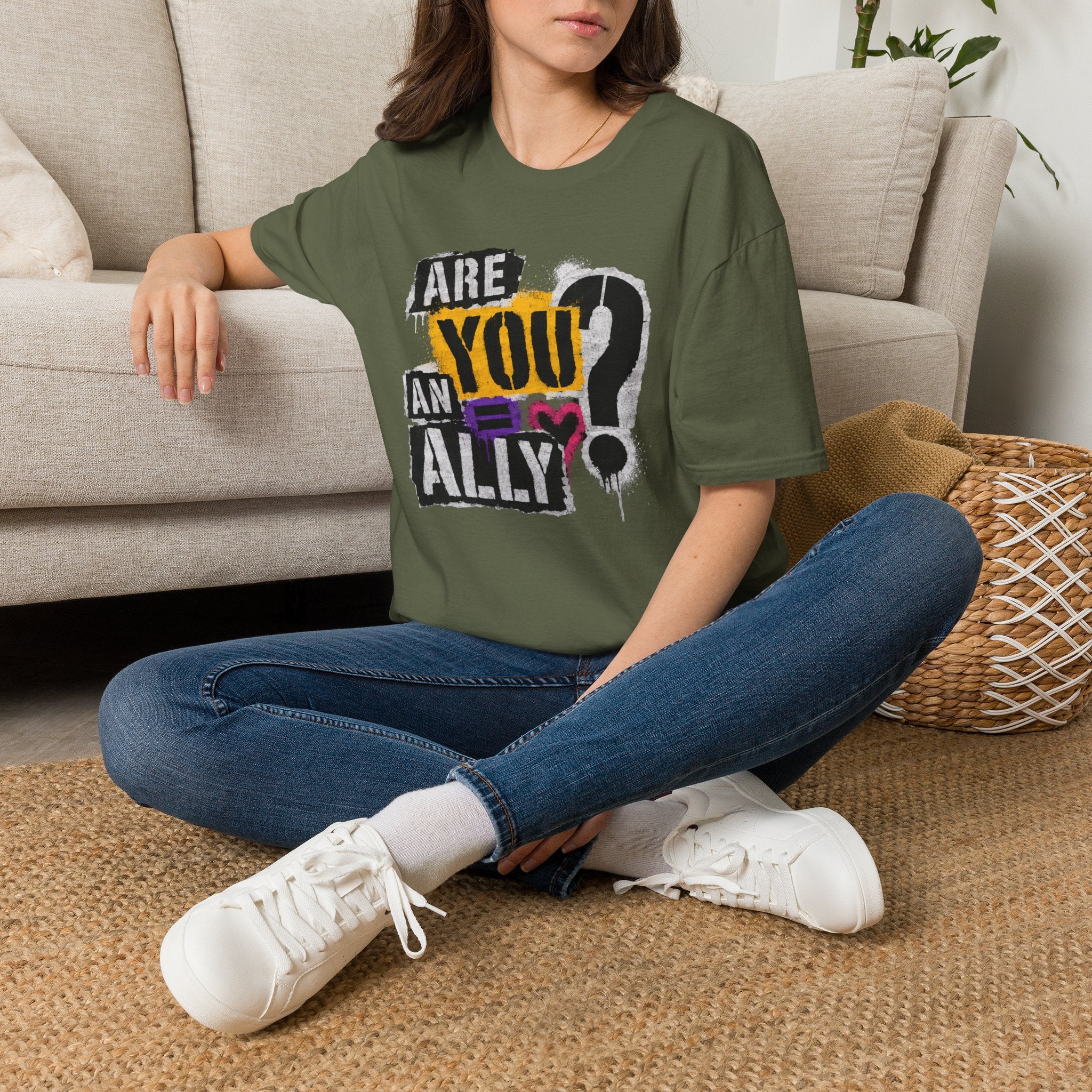 Are You An Ally? Graphic T‑Shirt — Pride & Allyship Tee