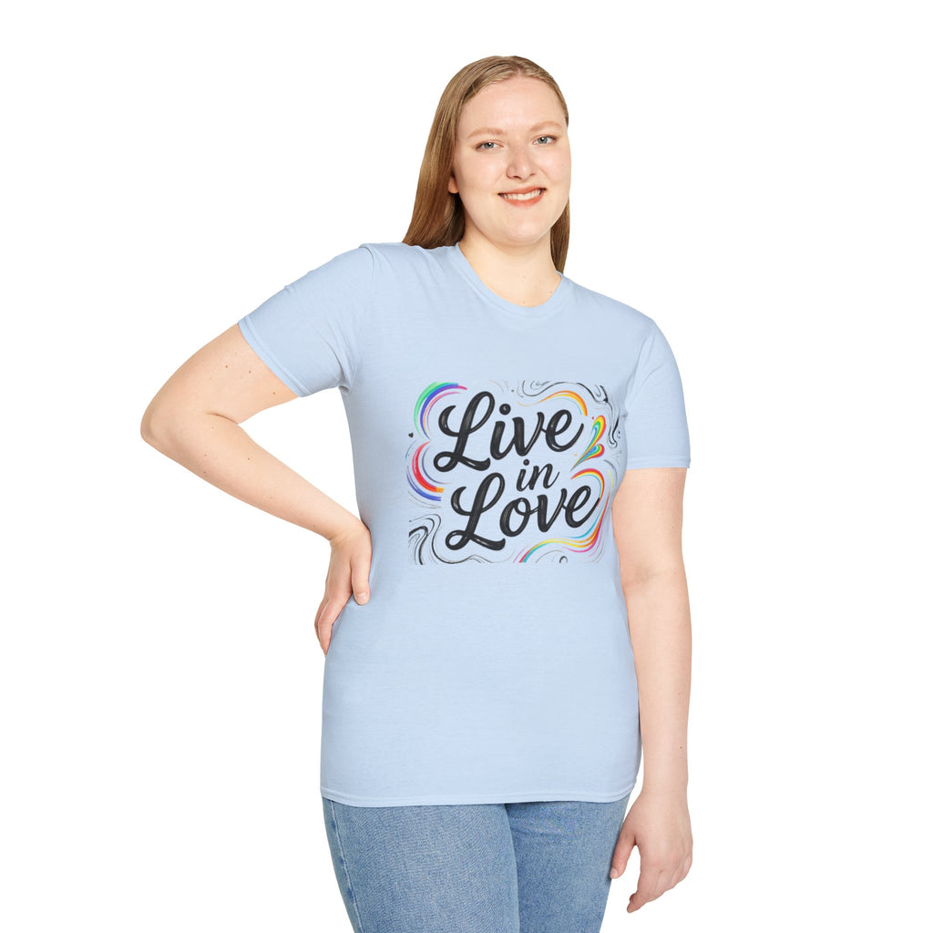 Live in Love Inspirational T-Shirt