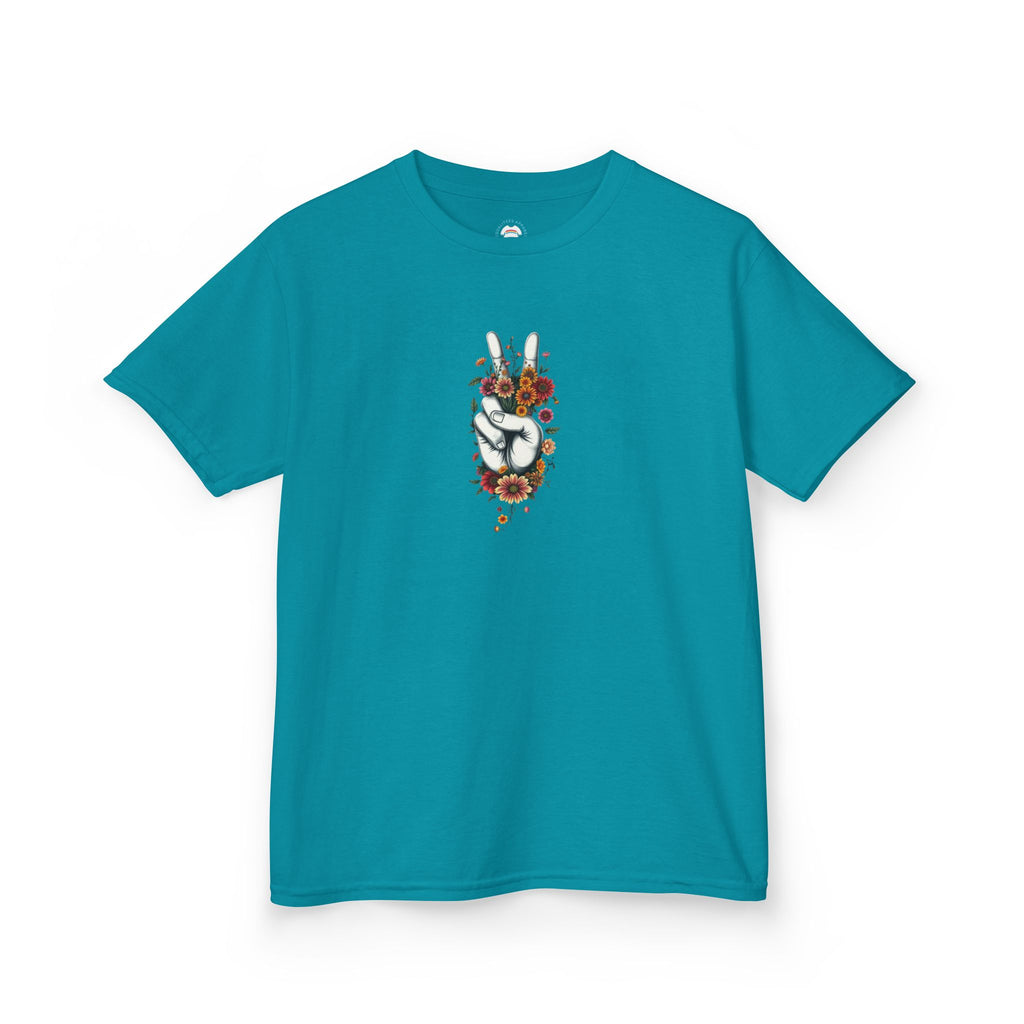Grow Peace Kids Heavy Cotton™ Tee - EqualiTees.Me