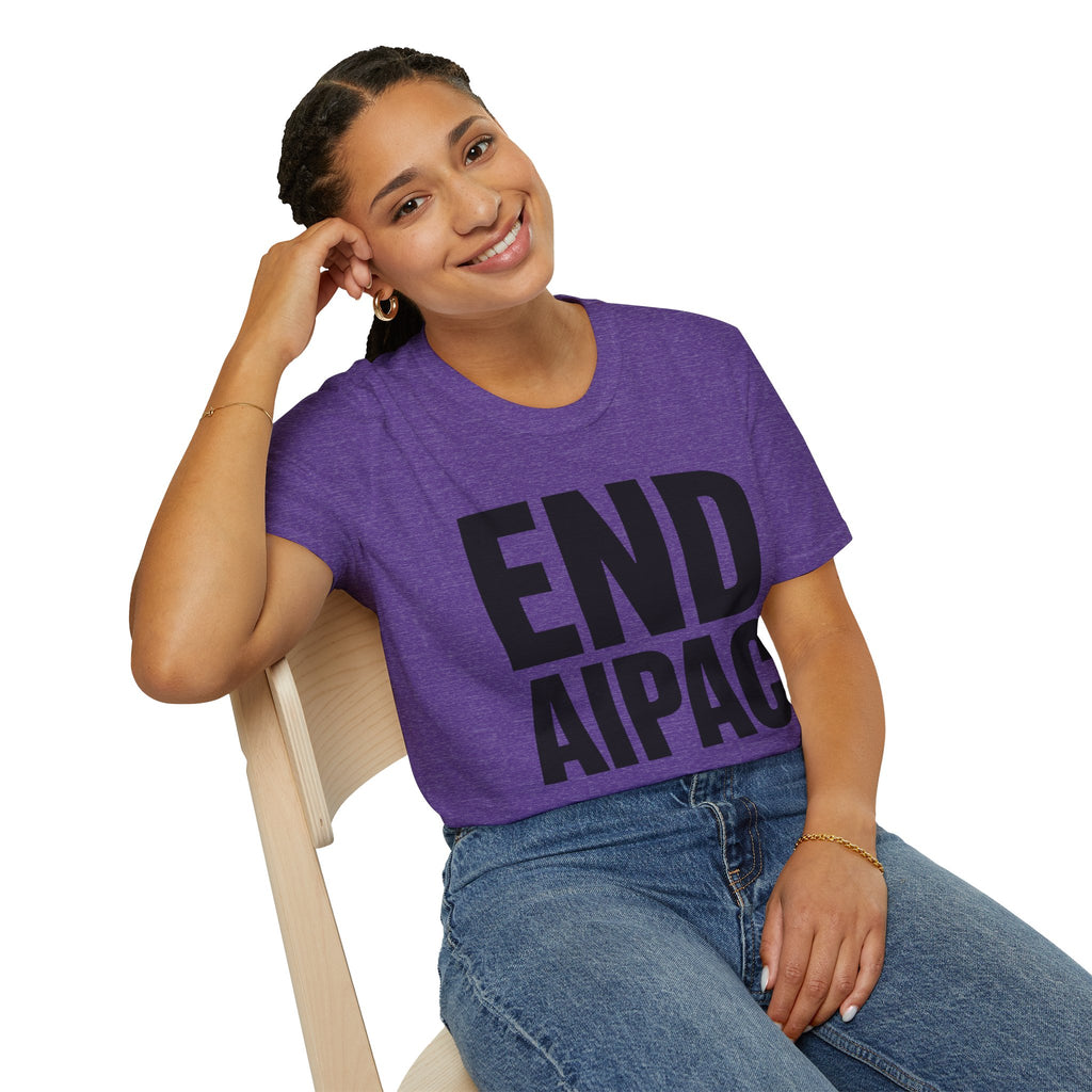 END AIPAC Bold Protest T-Shirt