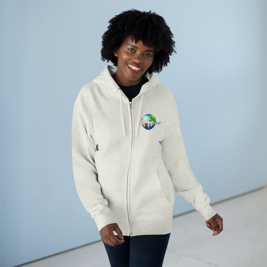 BTTF - Black Trans Travel Fund Unisex Zip-Up Hoodie