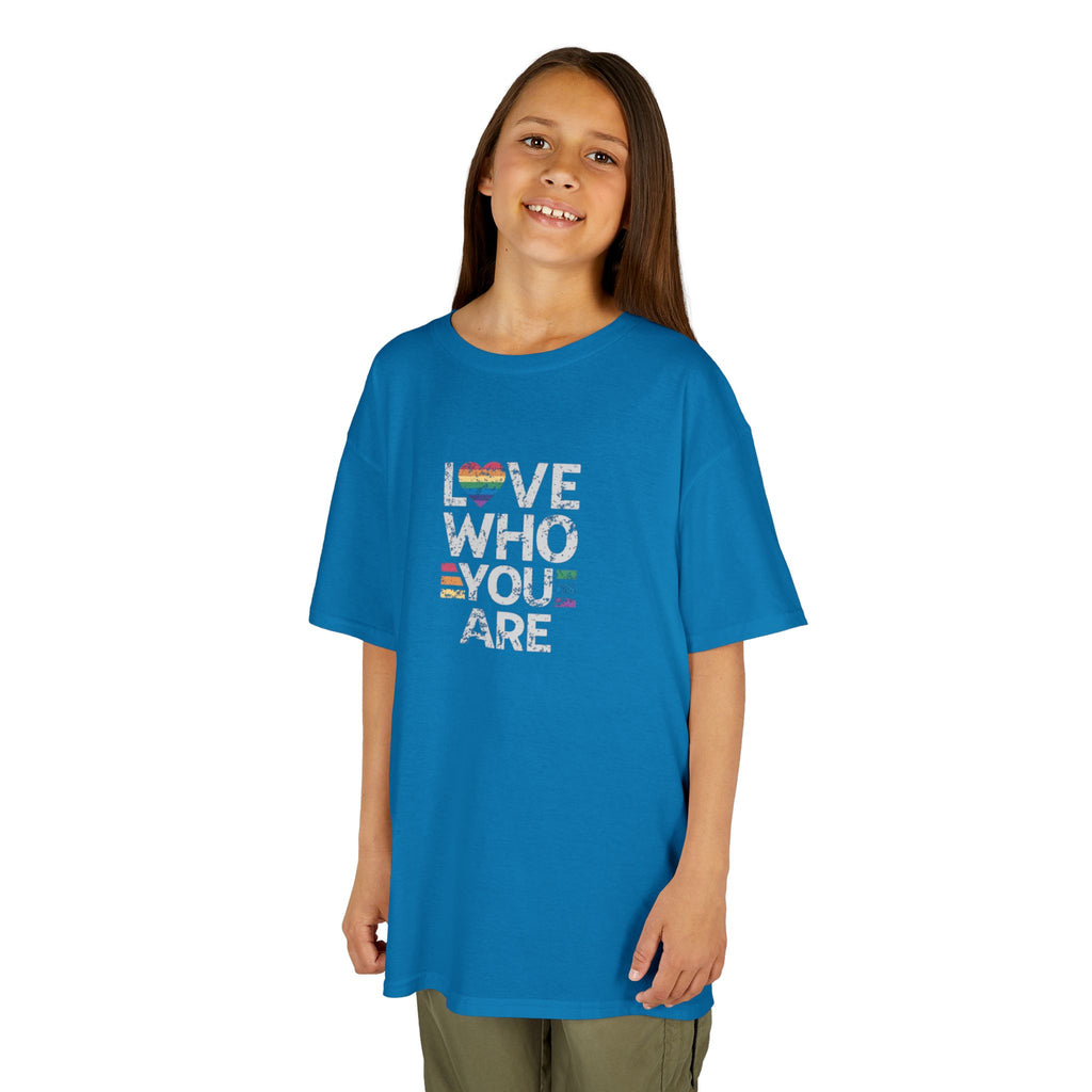 Love Who You Are Kids Heavy Cotton™ Tee - Pride Shirt for Children