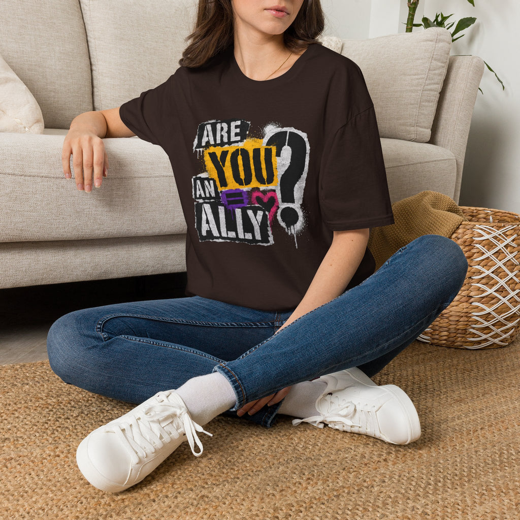 Are You An Ally? Graphic T‑Shirt — Pride & Allyship Tee