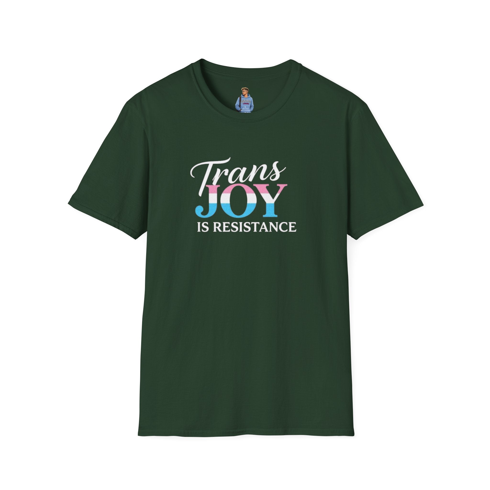 Camiseta unisex Trans Joy is Resistance: Celebra el amor y el empoderamiento
