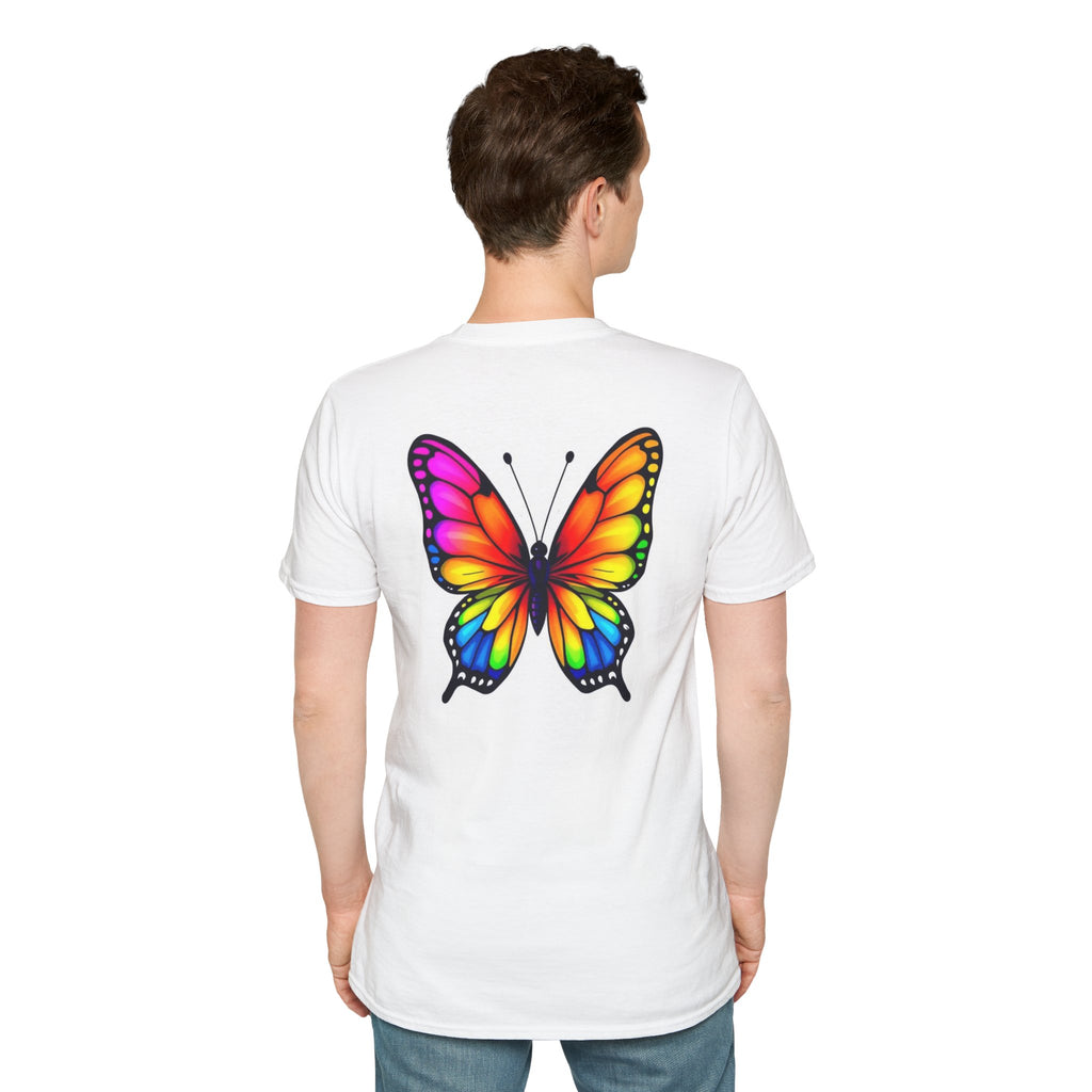 Rainbow Butterfly Cocoon Pride T-Shirt