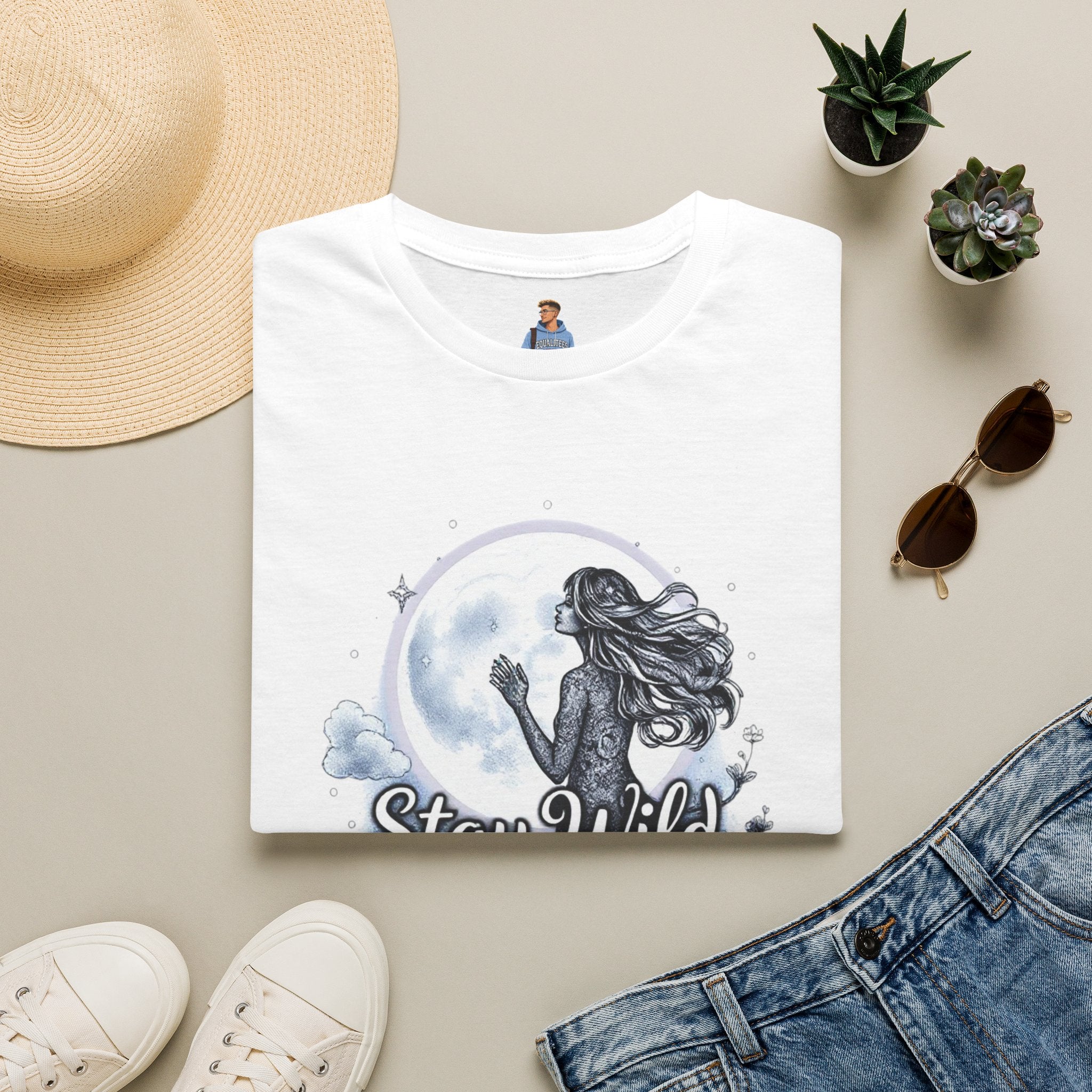 Gypsy Moon T-Shirt - Stay Wild Moon Child