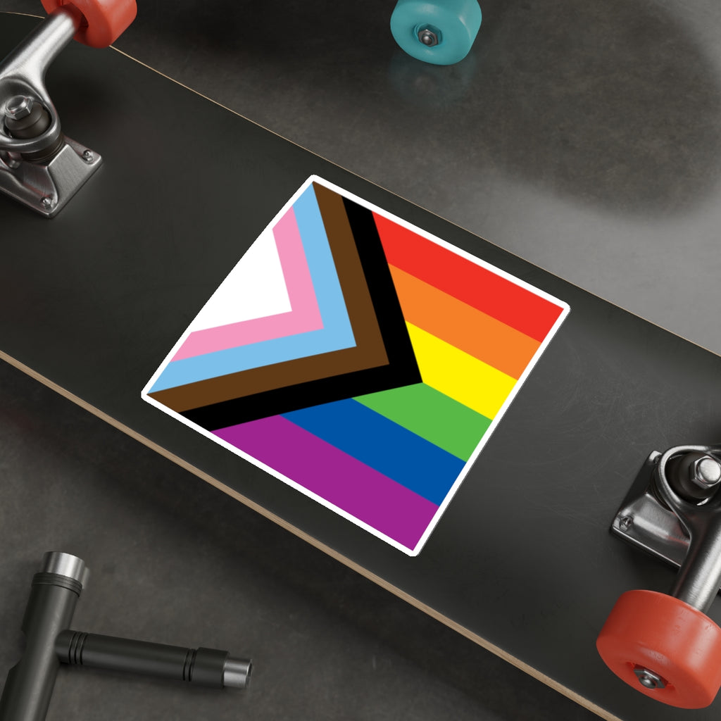 Die-Cut Stickers - Updated Pride Flag - EqualiTees.Me