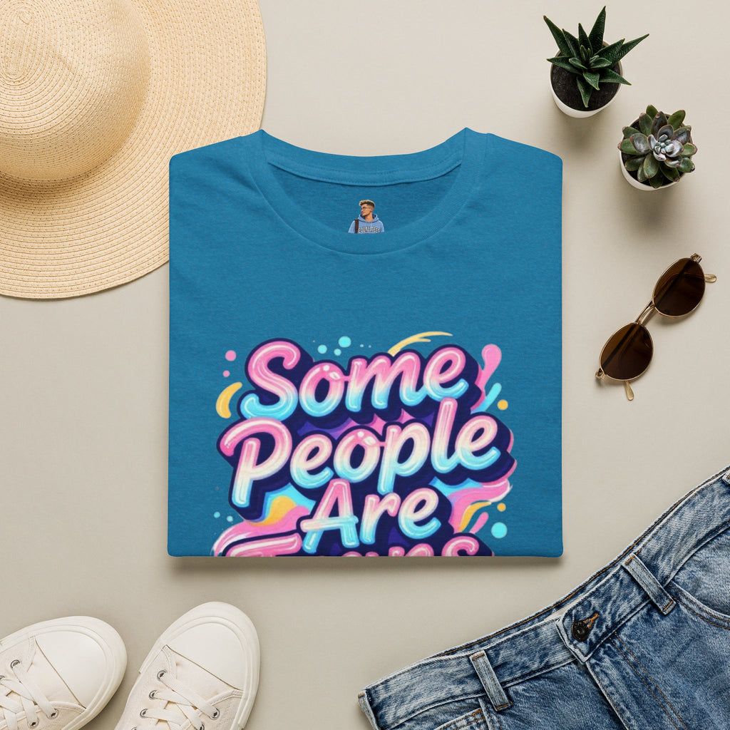 Some People are Trans T-Shirt — "Some People Are Trans. Get Over It." Colorful Pride Tee