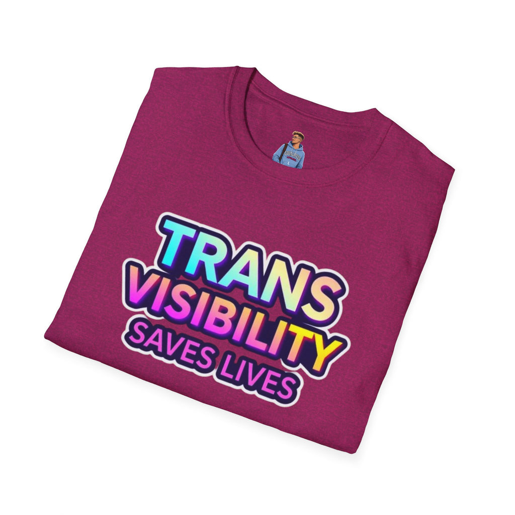 Trans Visibility Saves Lives Statement T-shirt