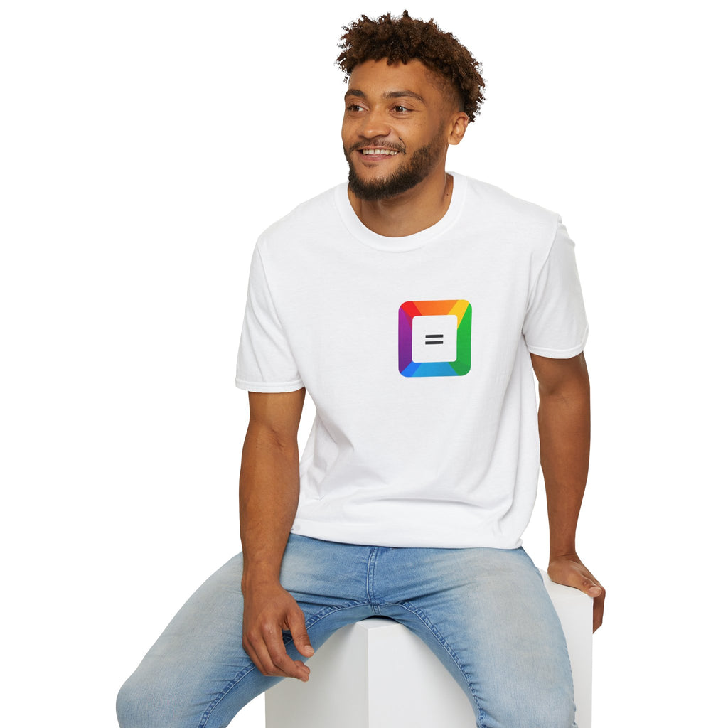 Pride-Theme Unisex Softstyle T-Shirt - "True freedom is Equality for ALL"