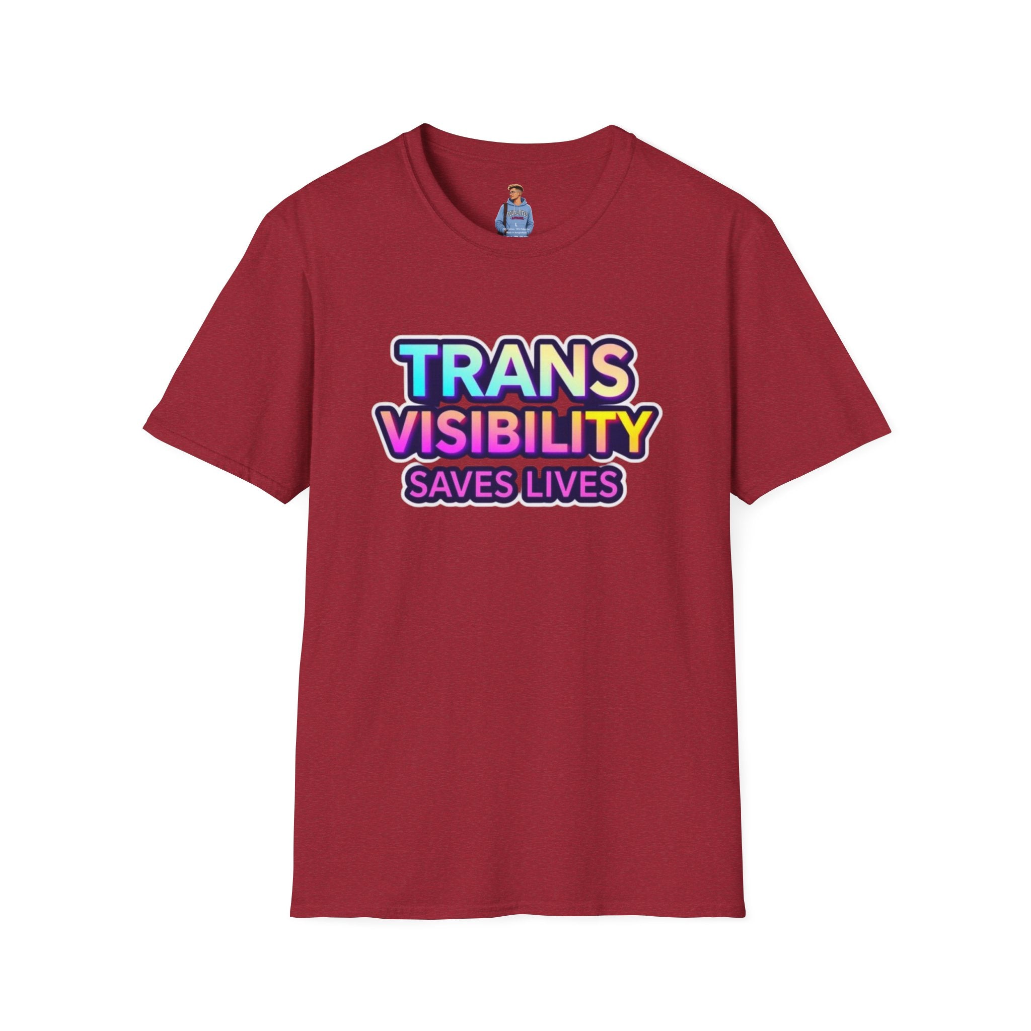 Trans Visibility Saves Lives Statement T-shirt