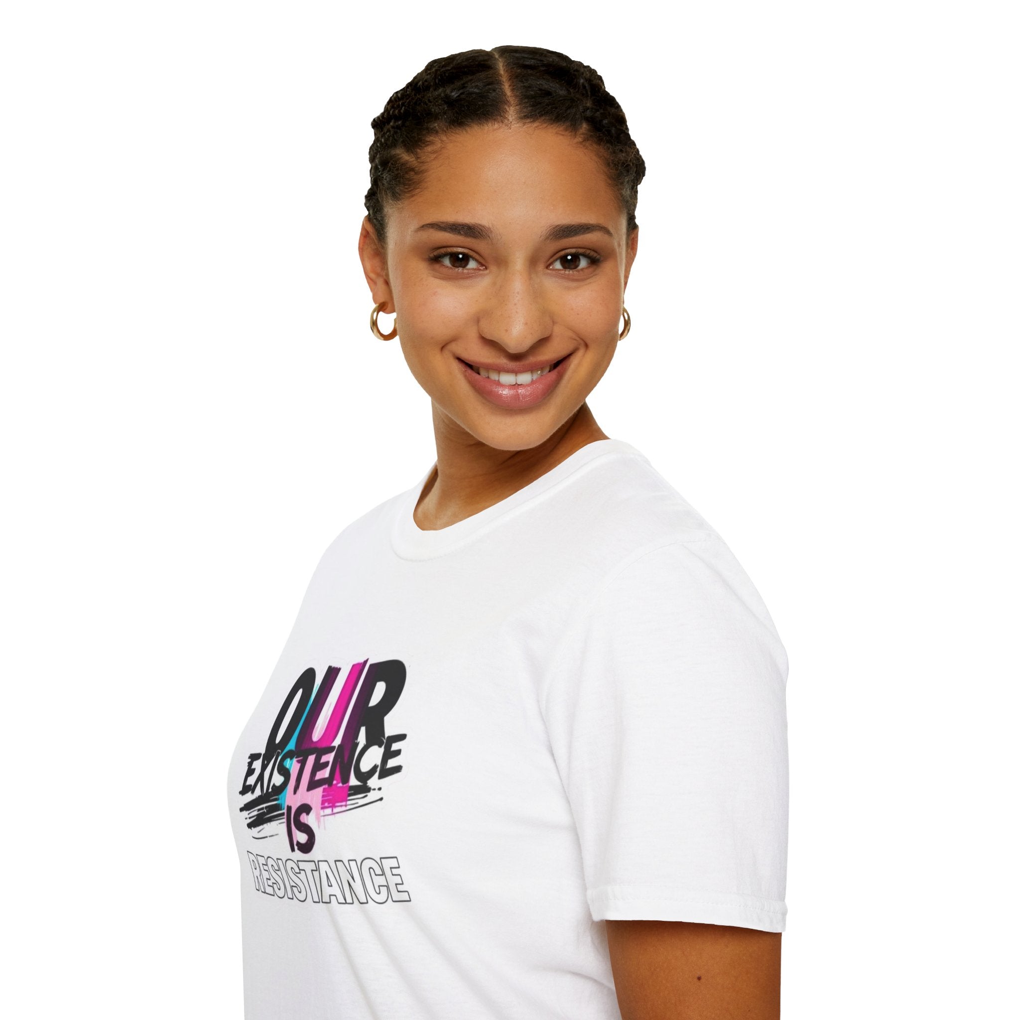 Our Existence is Resistance Trans Pride Tee
