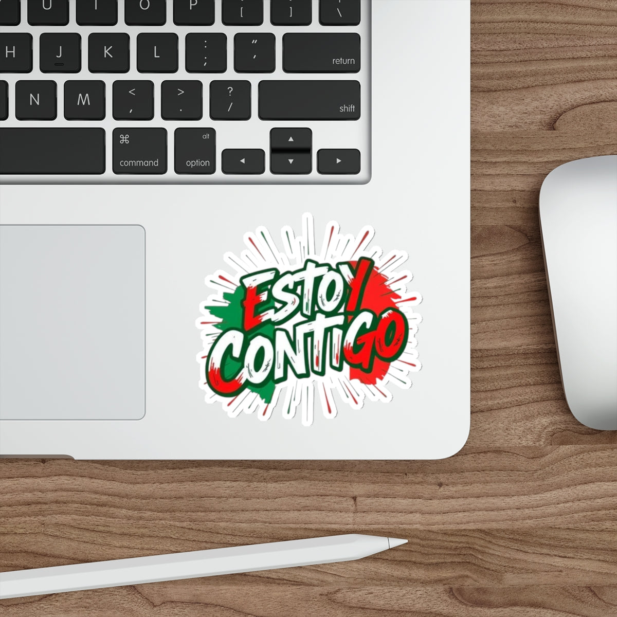 Die-Cut Stickers -  Estoy Contigo - I'm With You - Solidarity With Immigrants - EqualiTees.Me
