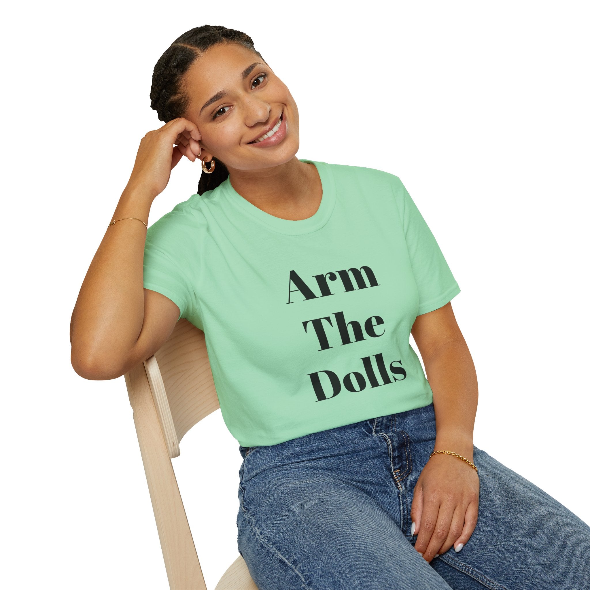 Arm The Dolls — Minimalist Statement T-Shirt