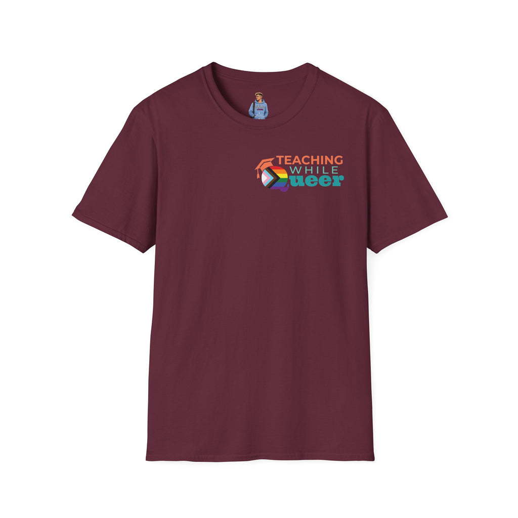 TWQ - Teaching While Queer Unisex Softstyle Logo T-shirt