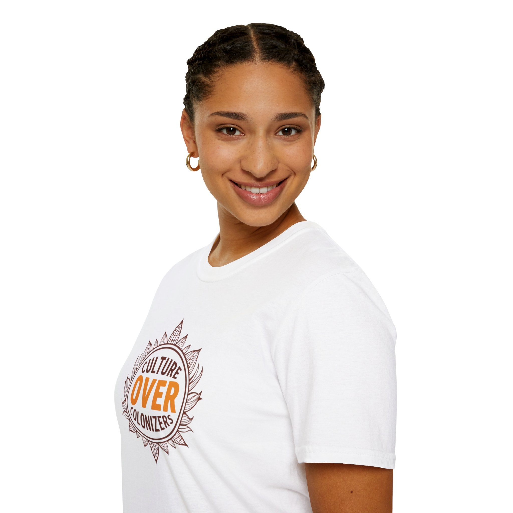 Culture Over Colonizers Unisex Softstyle T-Shirt