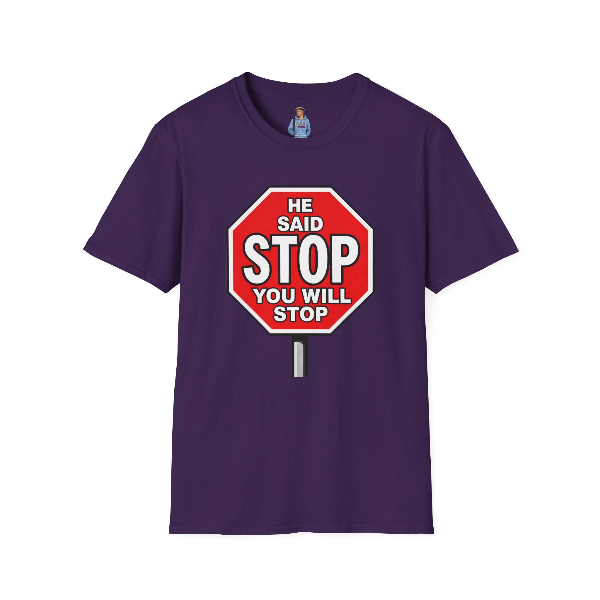 He Said Stop T-Shirt - Consent Awareness