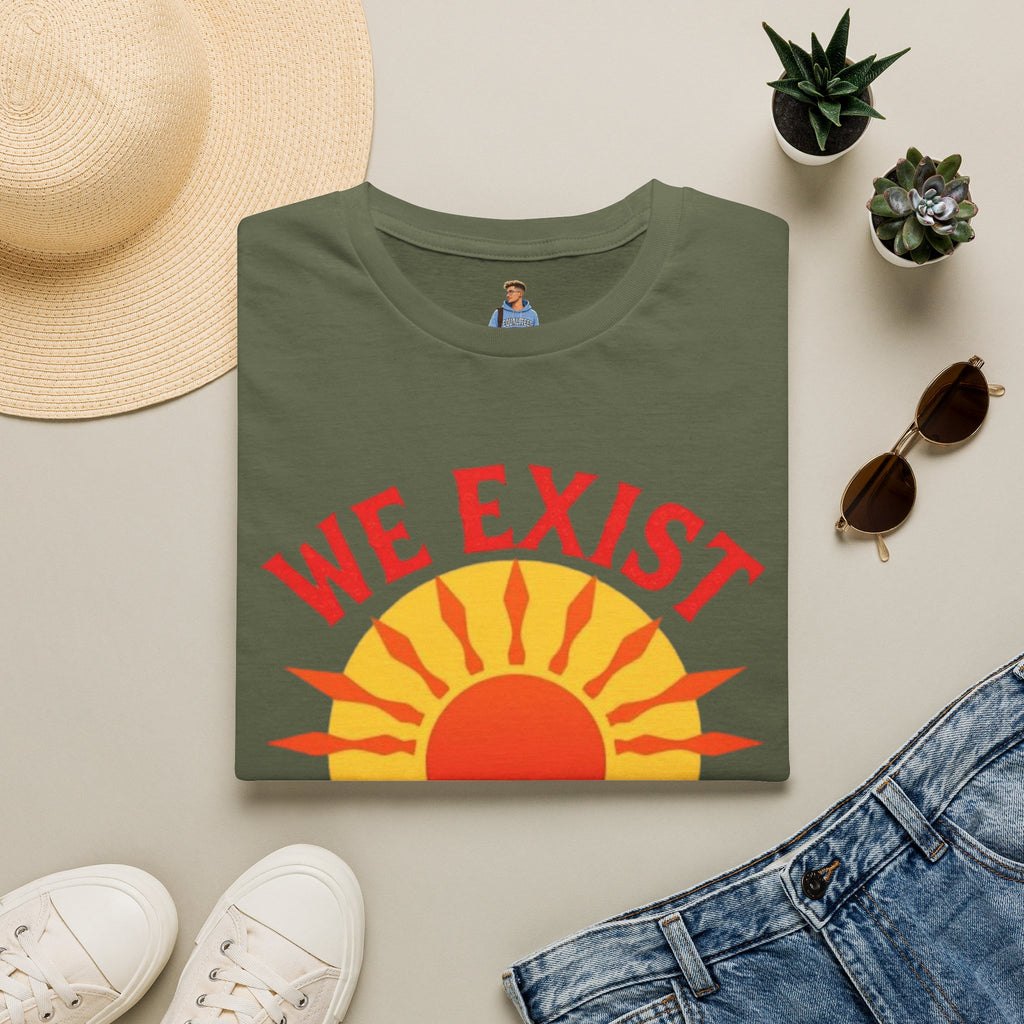 Unisex Softstyle T-Shirt, We Exist We Resist We Rise