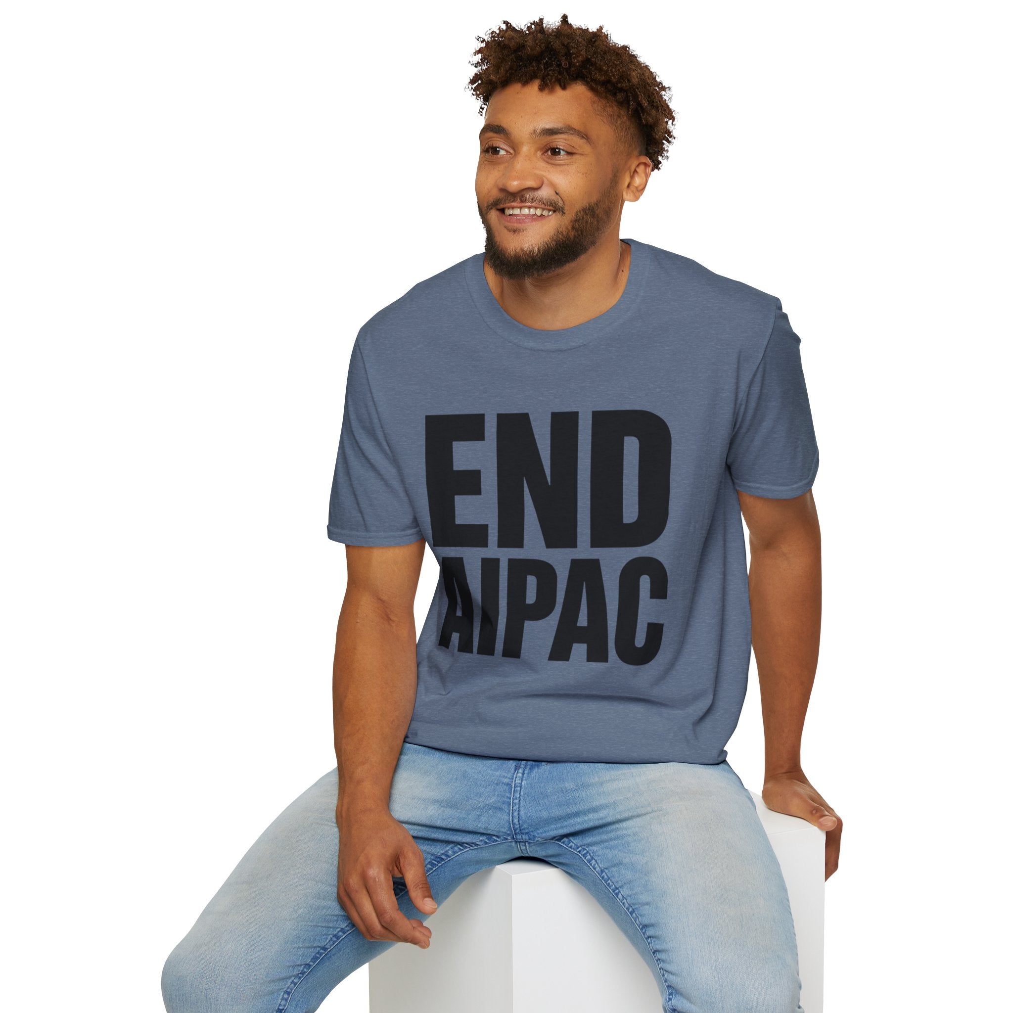 END AIPAC Bold Protest T-Shirt
